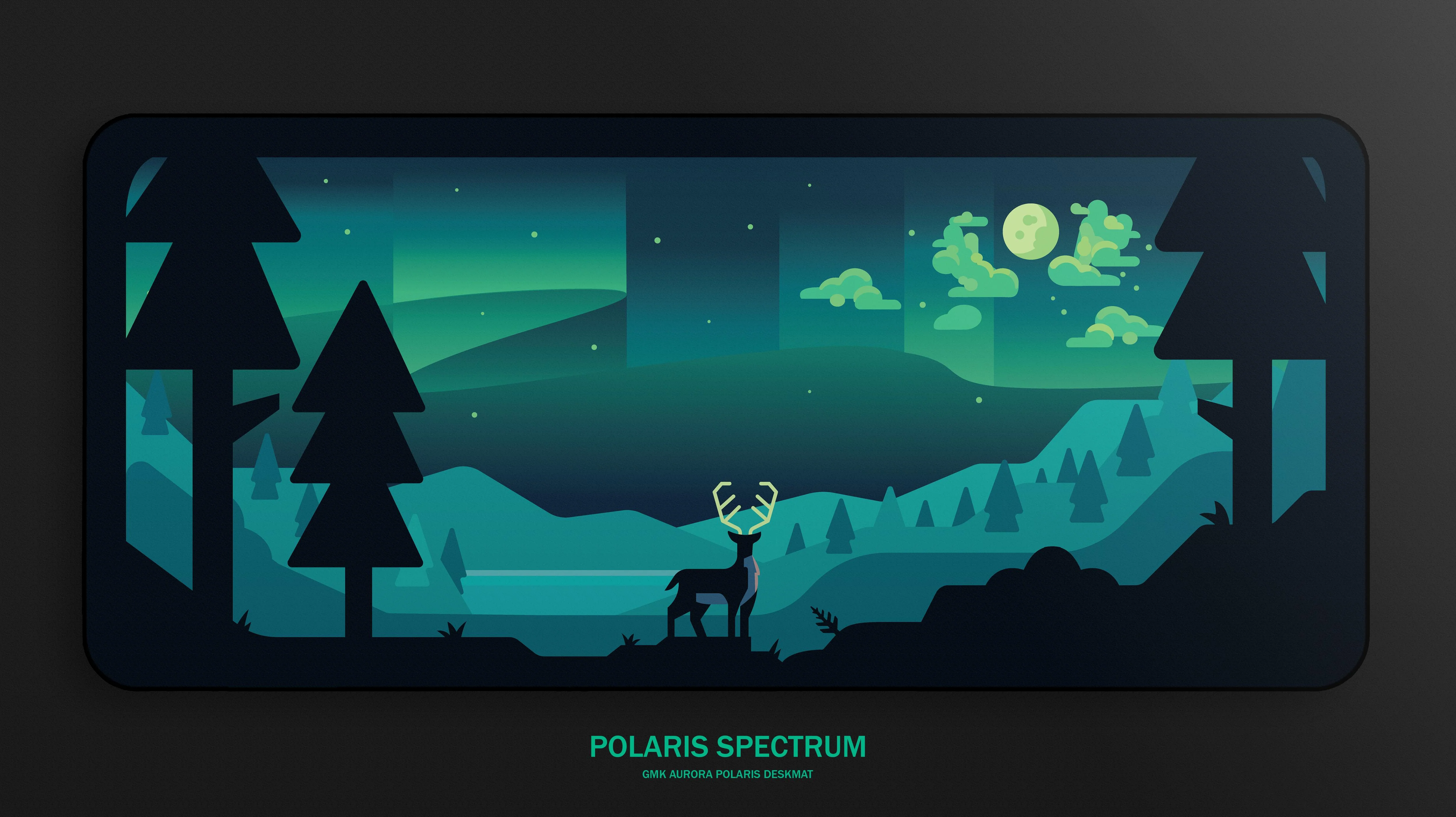 [In Stock] Aurora Polaris Deskmat - Image 2