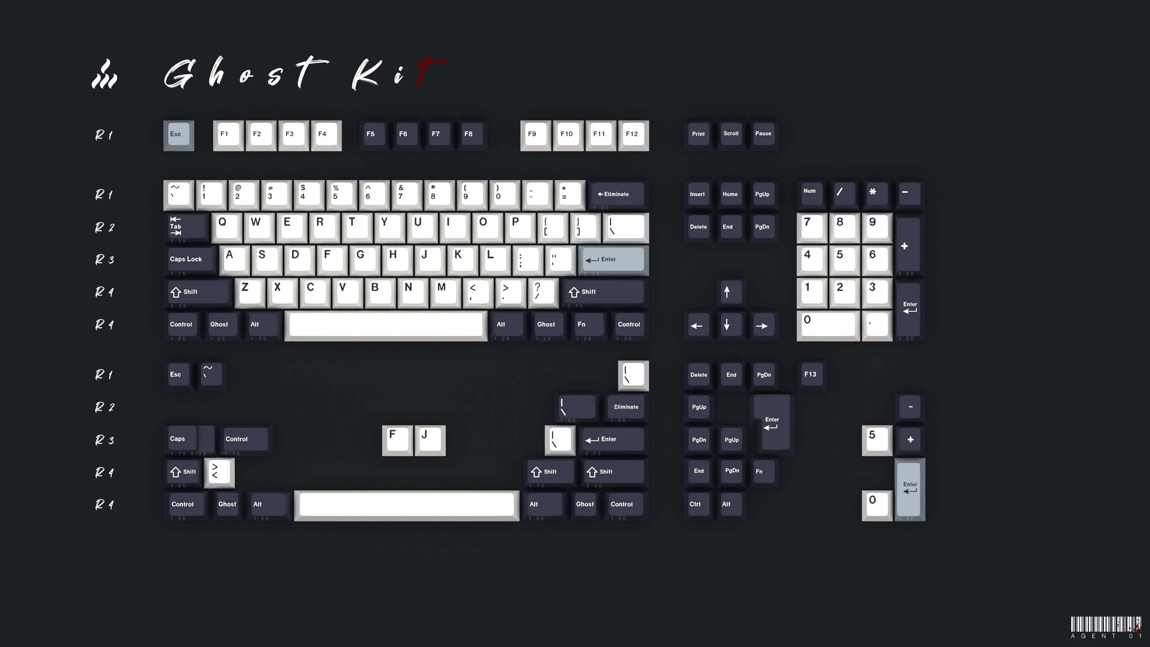 [In Stock] GMK Agent 01 Keycap Set - Image 18