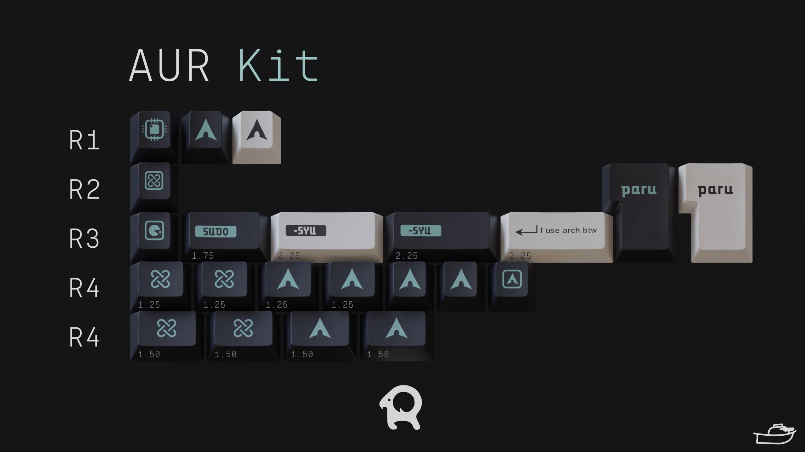 [In Stock] GMK Arch Keycap Set - Image 7