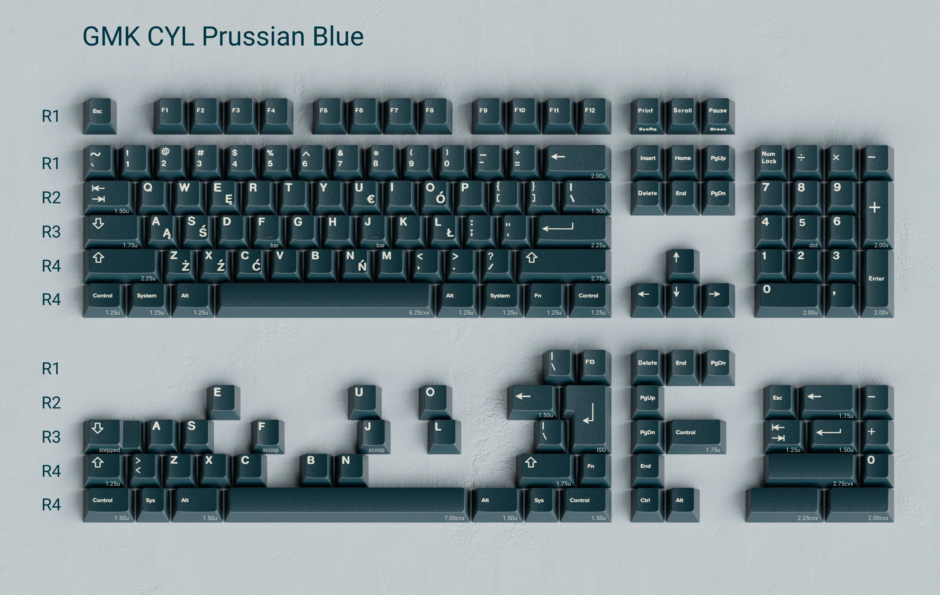 [In Stock] GMK CYL Prussian Blue - Image 6