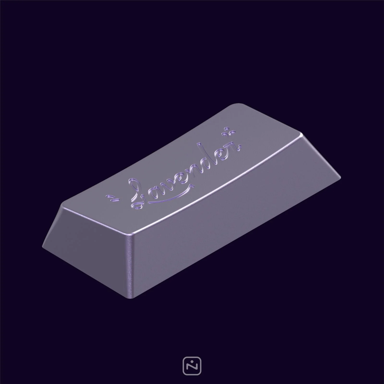 [In Stock] Lavender x RAMA Artisan Keycap - Image 2