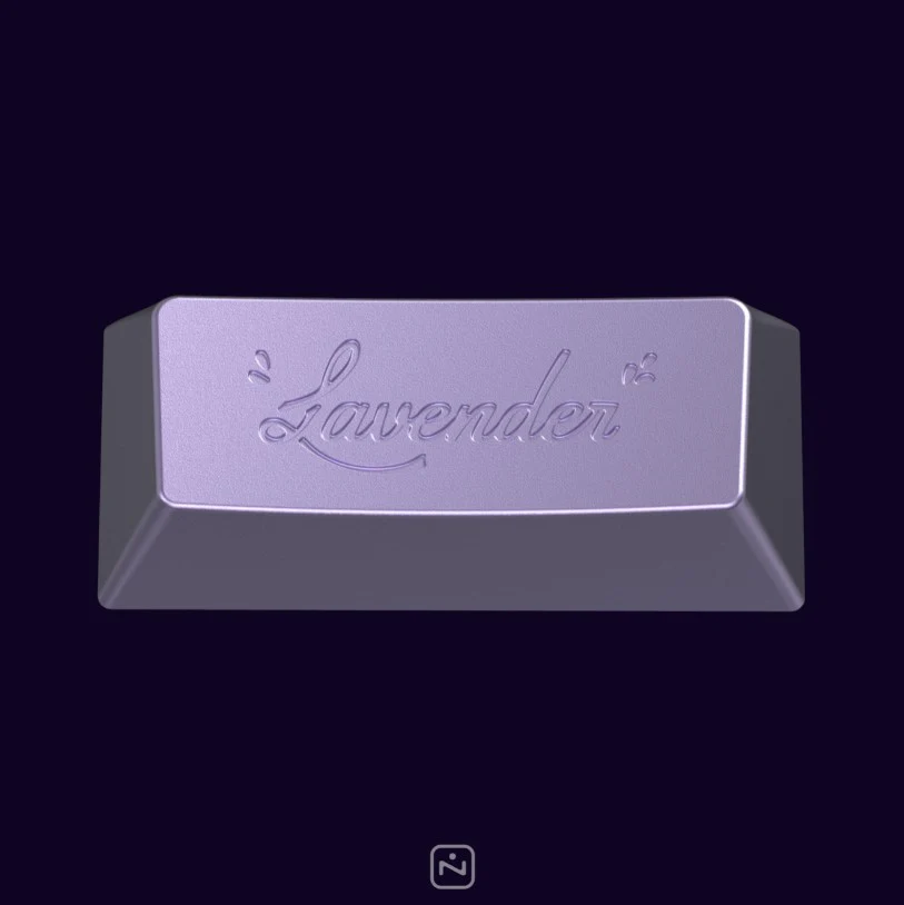 [In Stock] Lavender x RAMA Artisan Keycap - Image 3