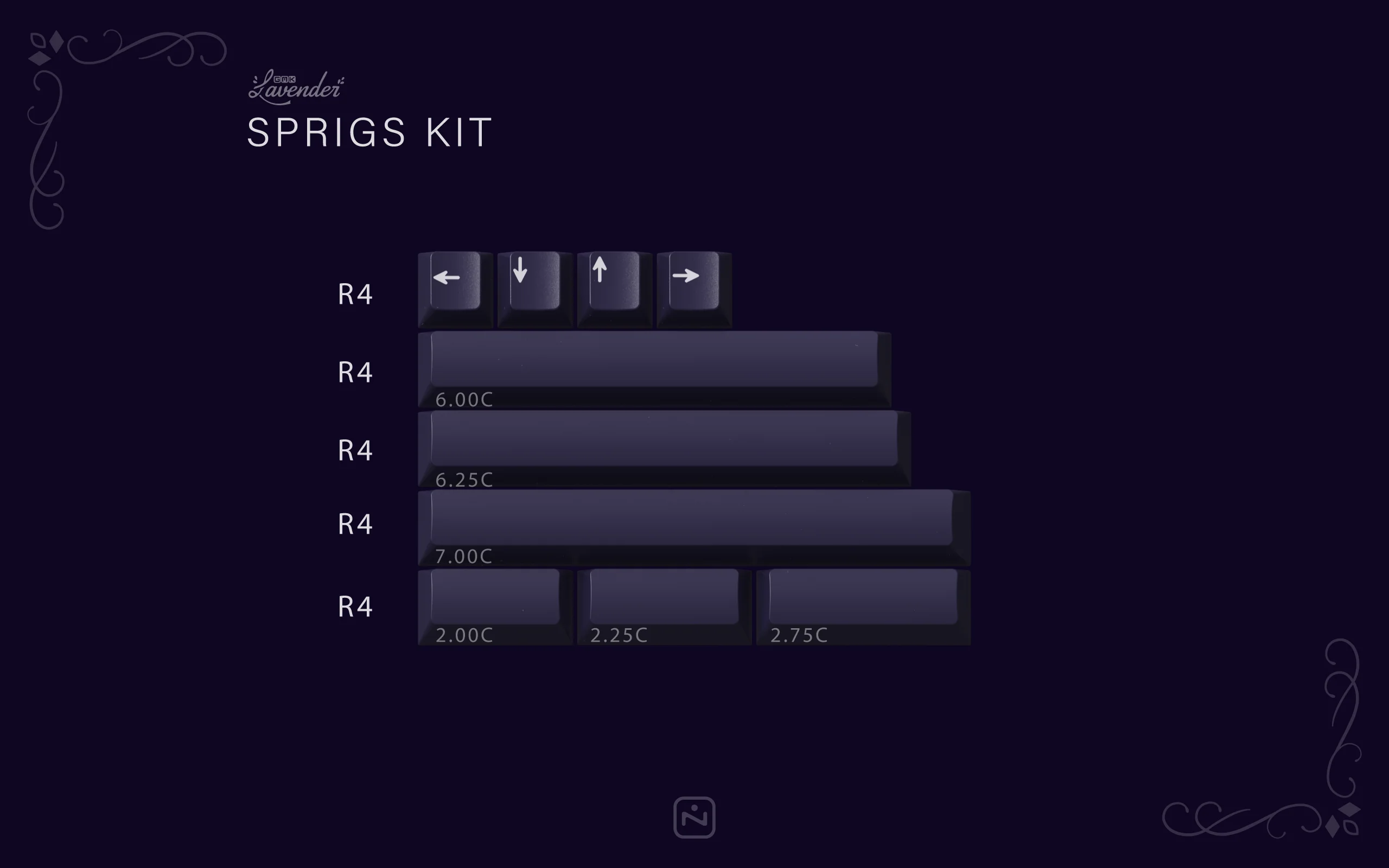 [In Stock] GMK Lavender Keycap Set - Image 13