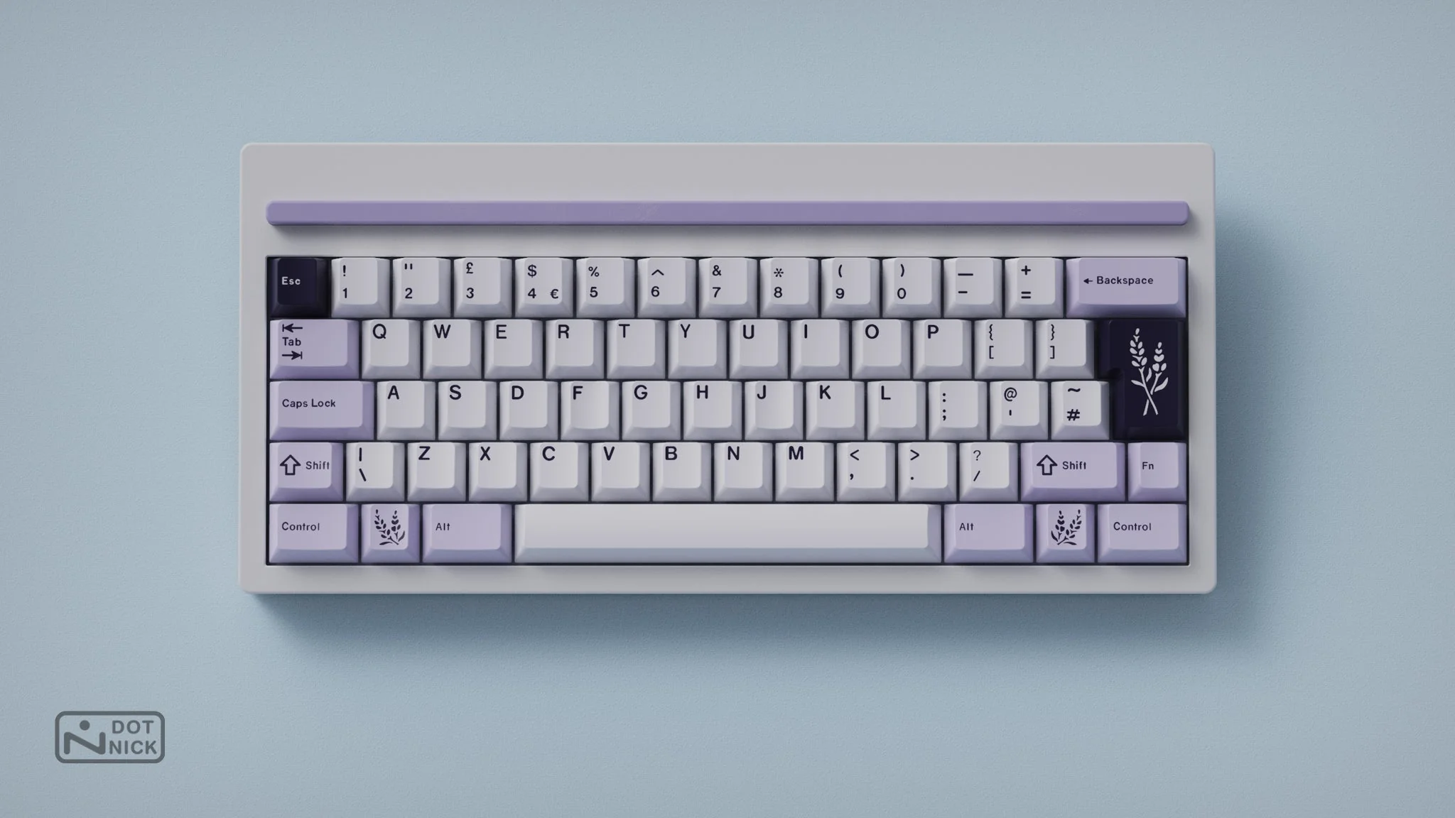 [In Stock] GMK Lavender Keycap Set - Image 4