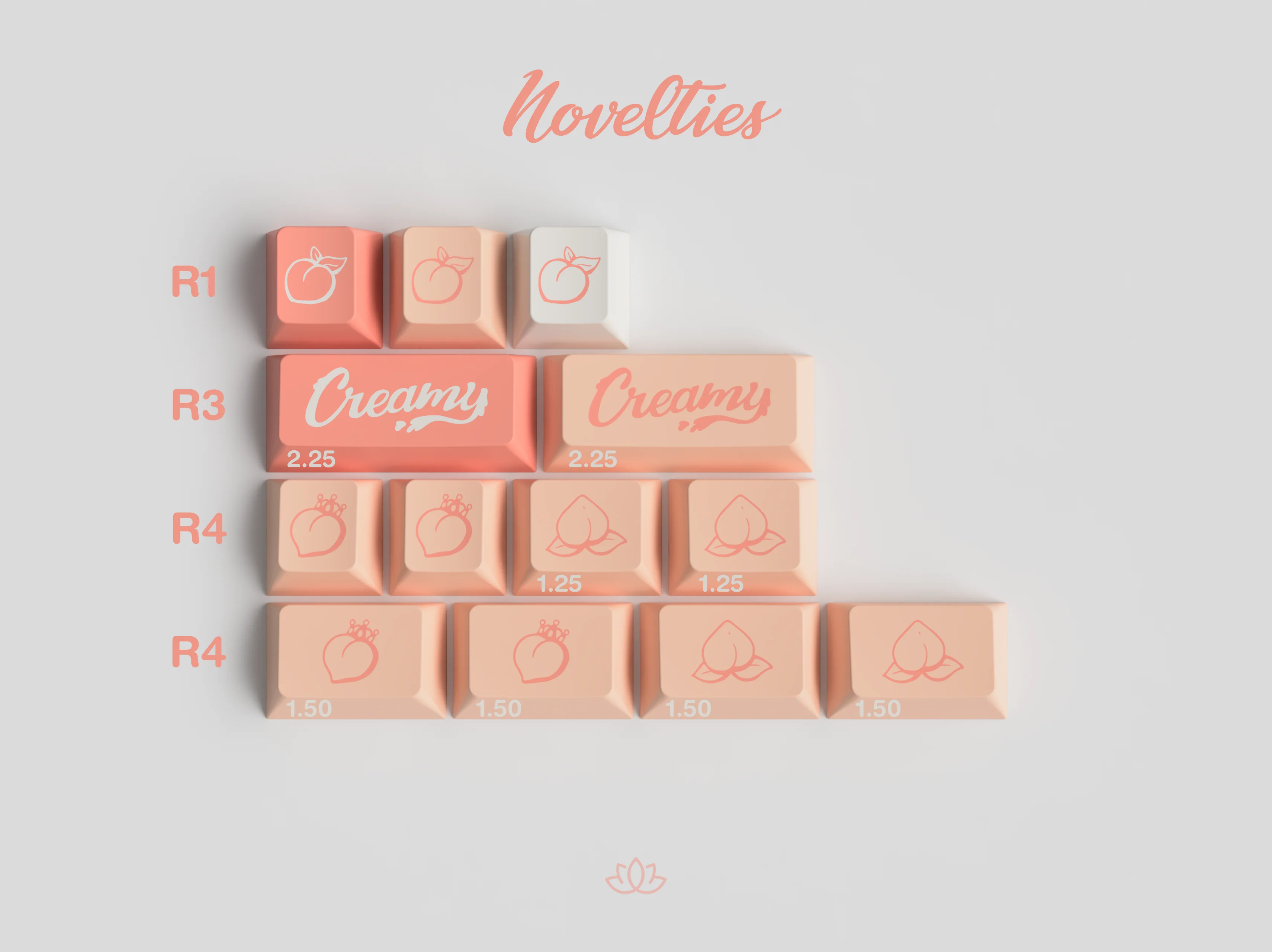 [In Stock] GMK Peach n Cream Lite - Image 11