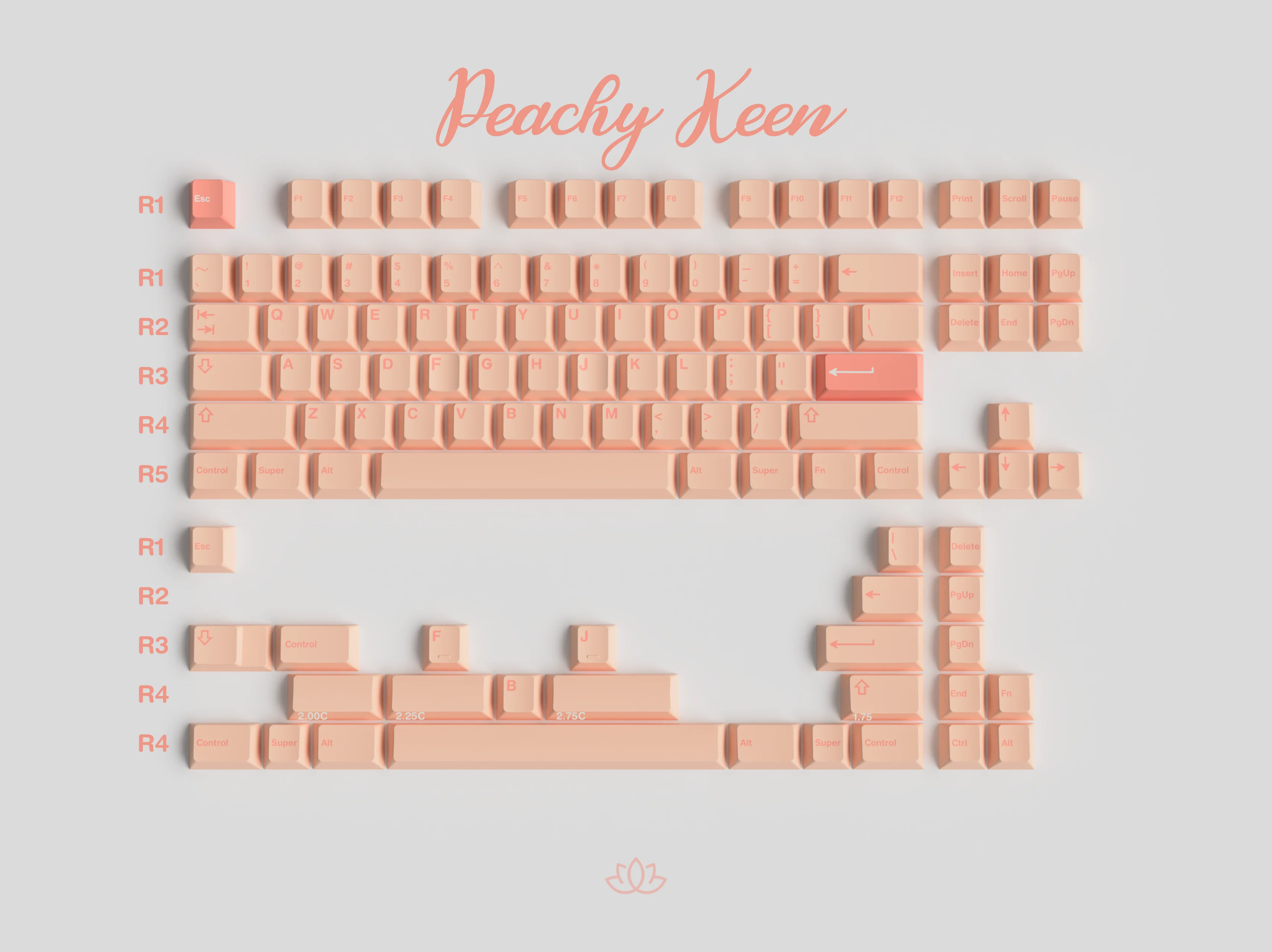 [In Stock] GMK Peach n Cream Lite - Image 8