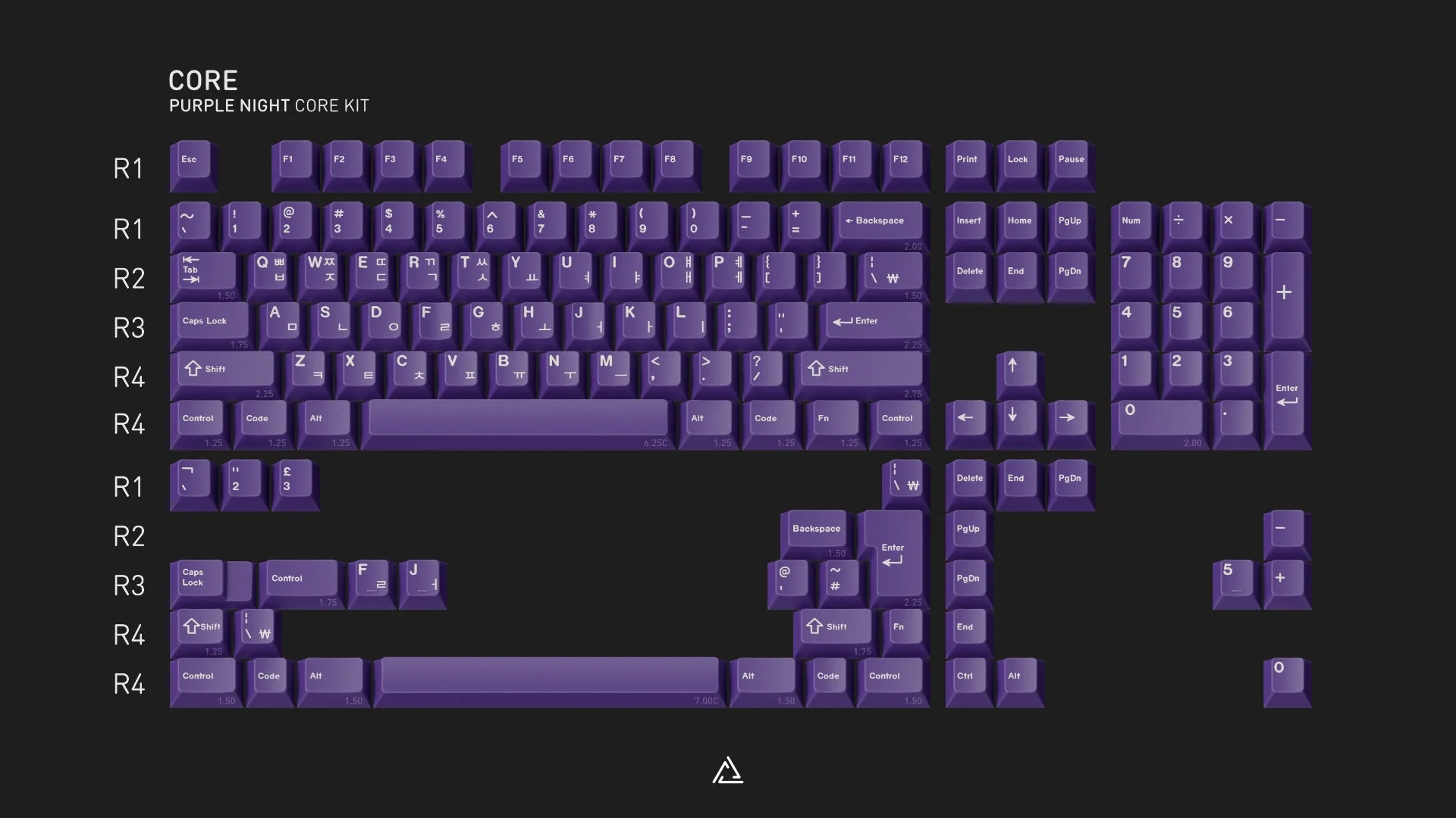 [In Stock] GMK Purple Night Keycap Set - Image 10