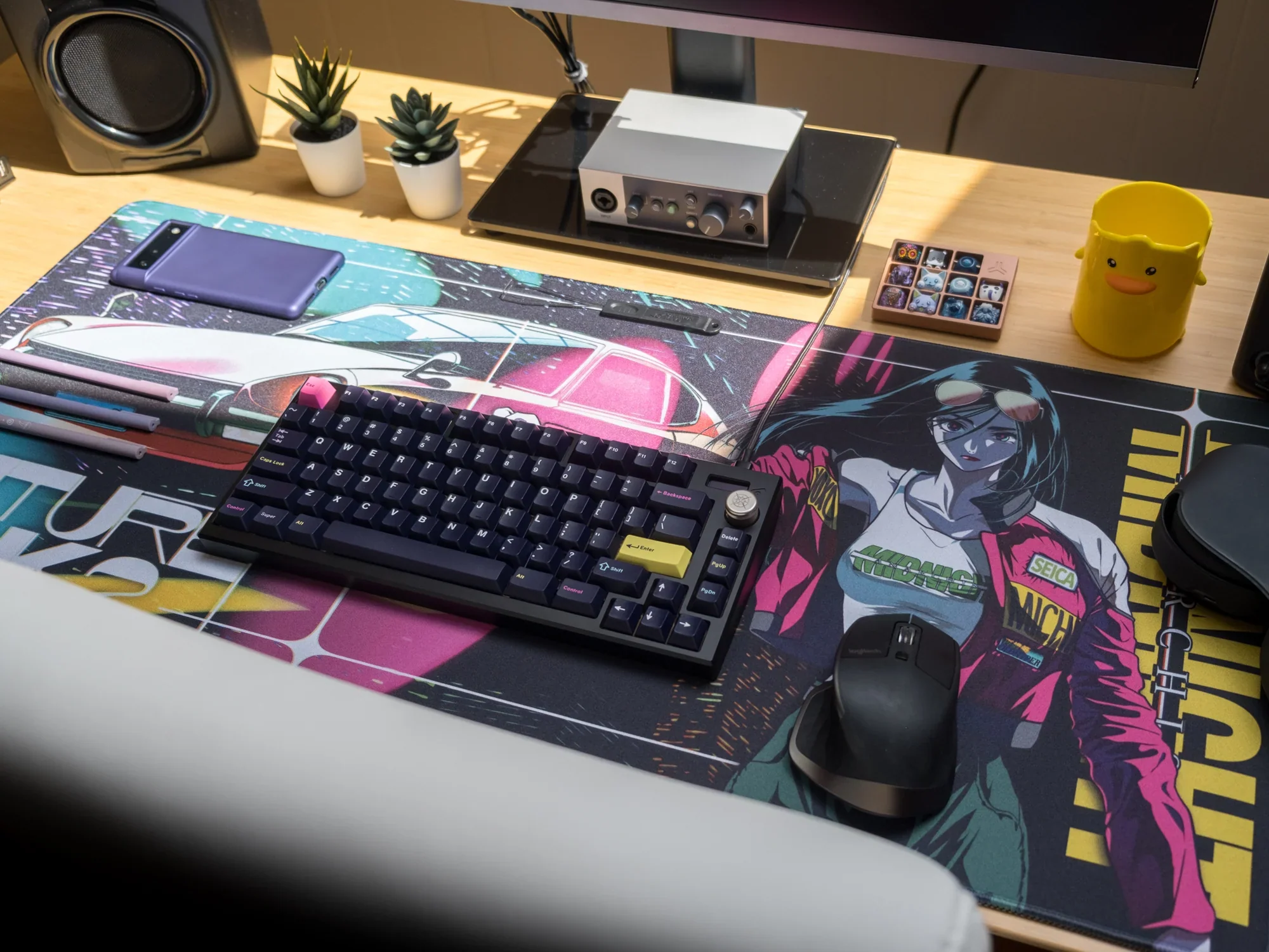 [In Stock] Future Funk R2 Deskmat - Image 2