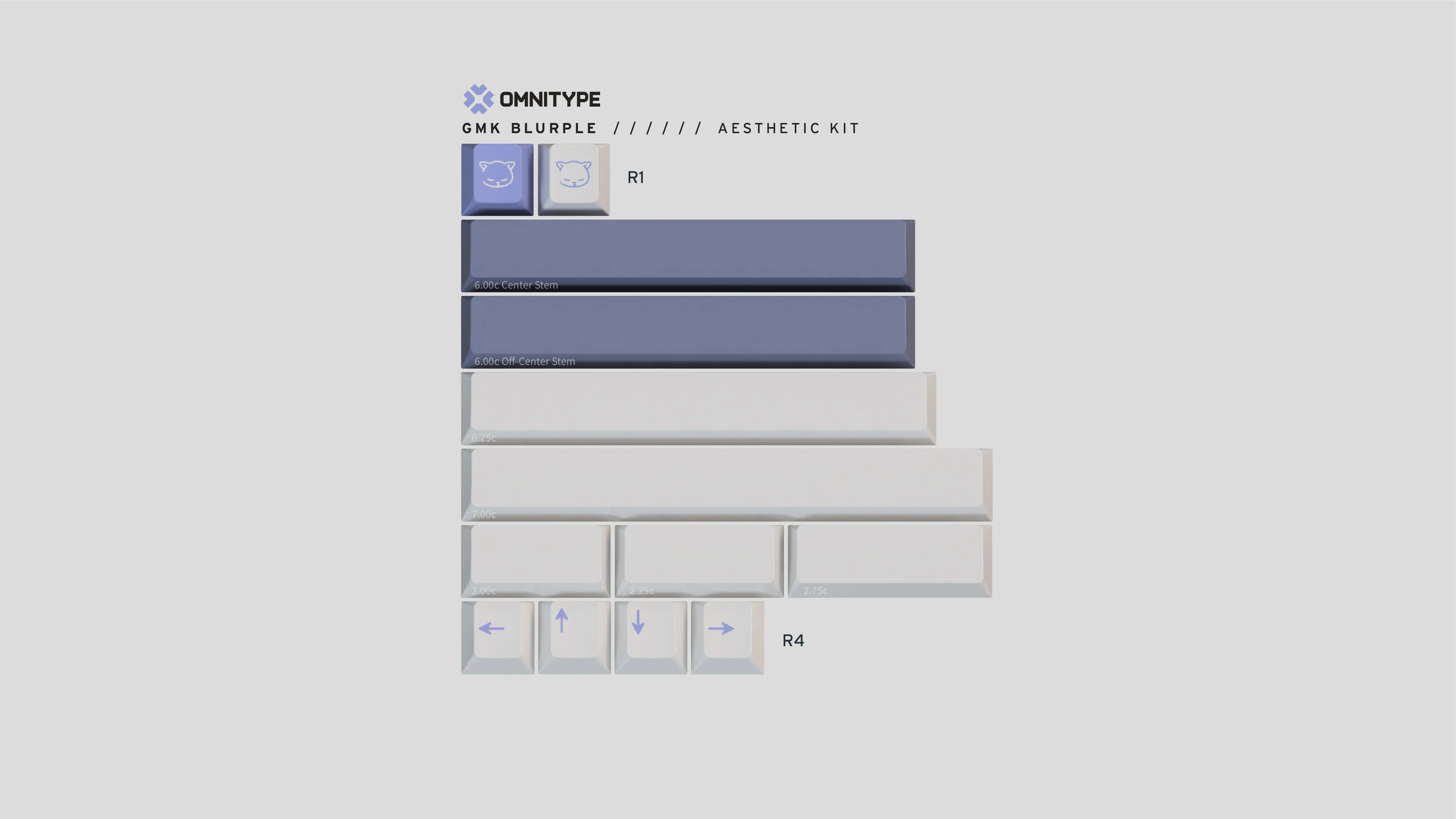 [In Stock] GMK Blurple Keycap Set - Image 7