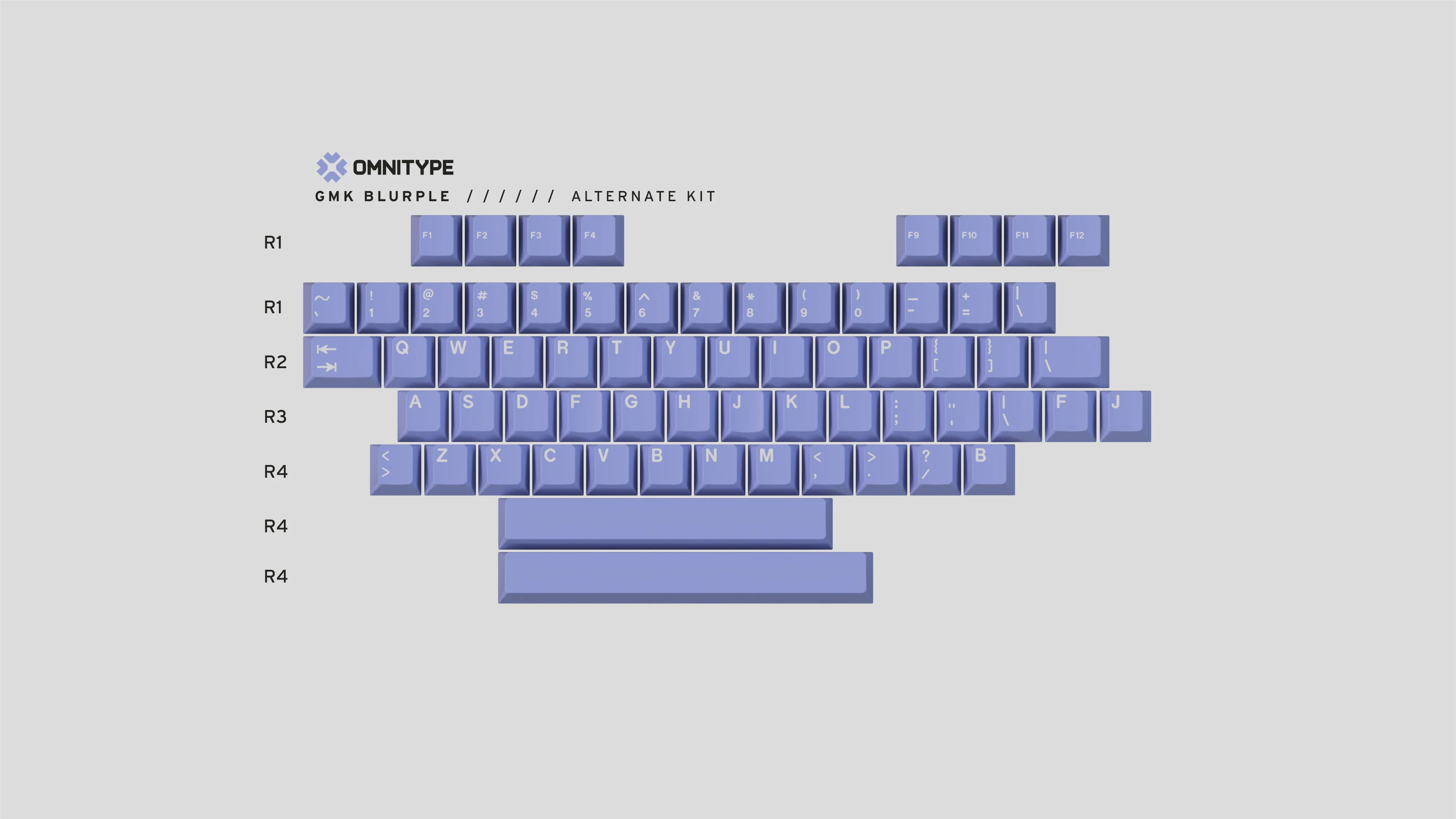 [In Stock] GMK Blurple Keycap Set - Image 8