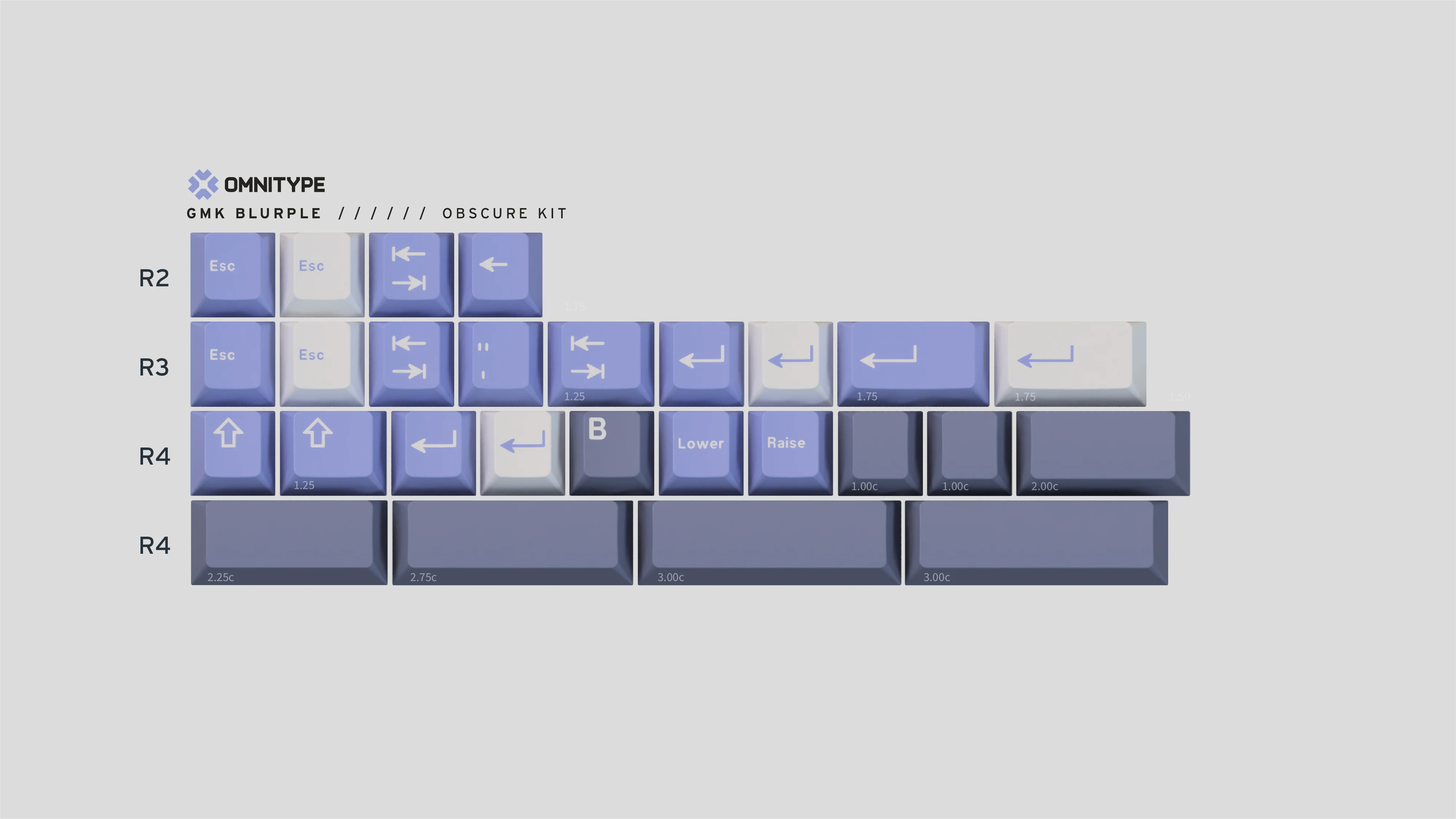 [In Stock] GMK Blurple Keycap Set - Image 9