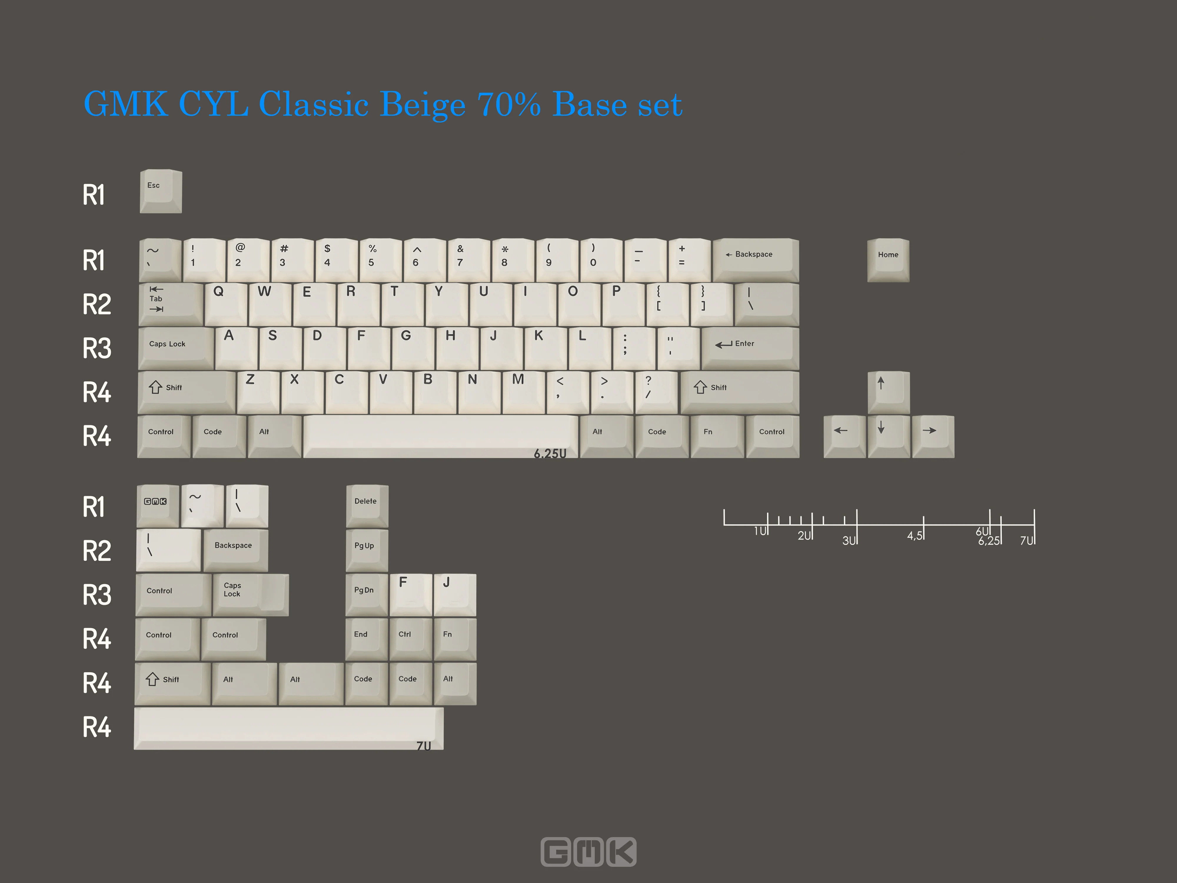 [In Stock] GMK CYL Classic Beige - Image 10