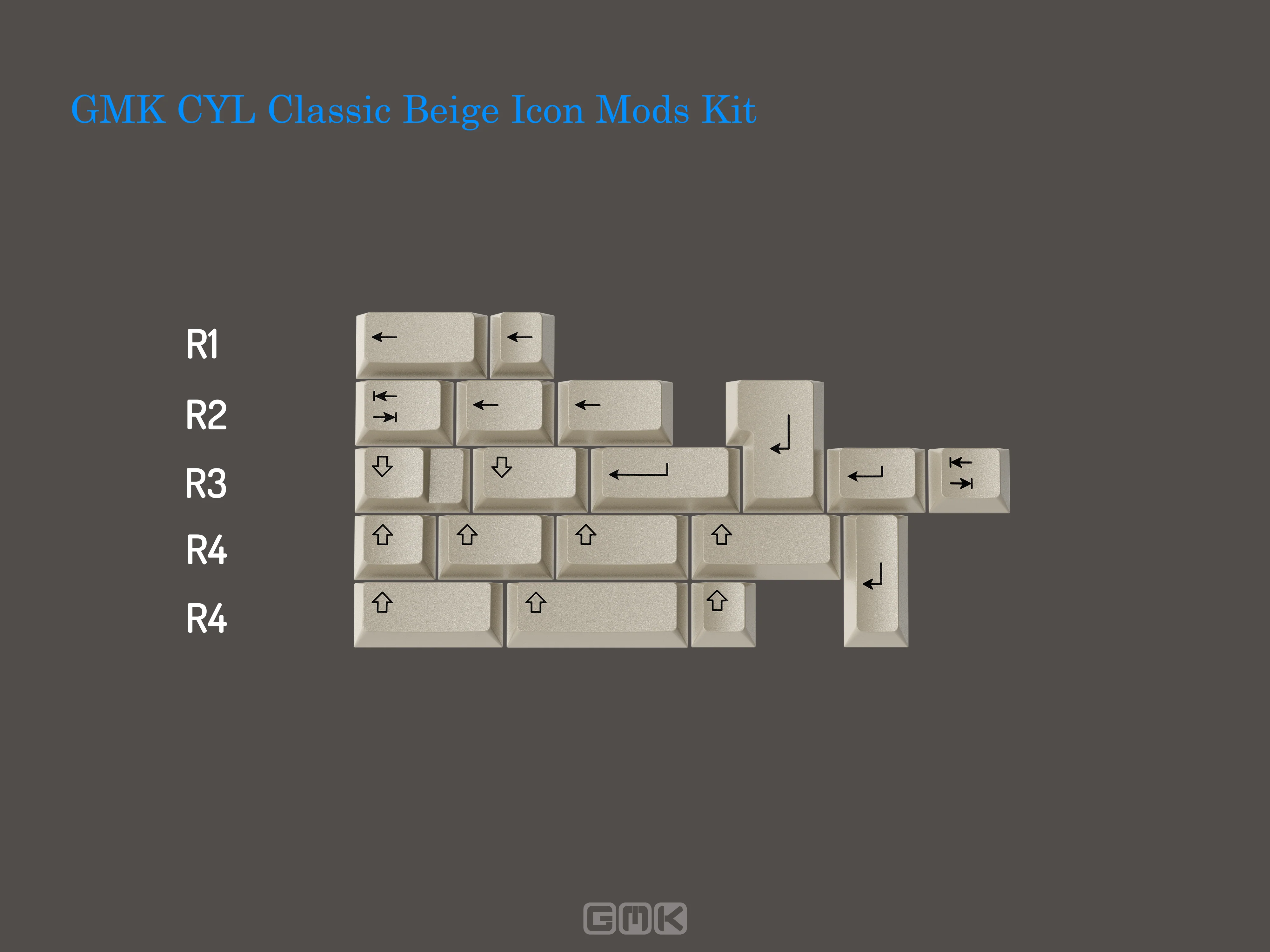 [In Stock] GMK CYL Classic Beige - Image 12
