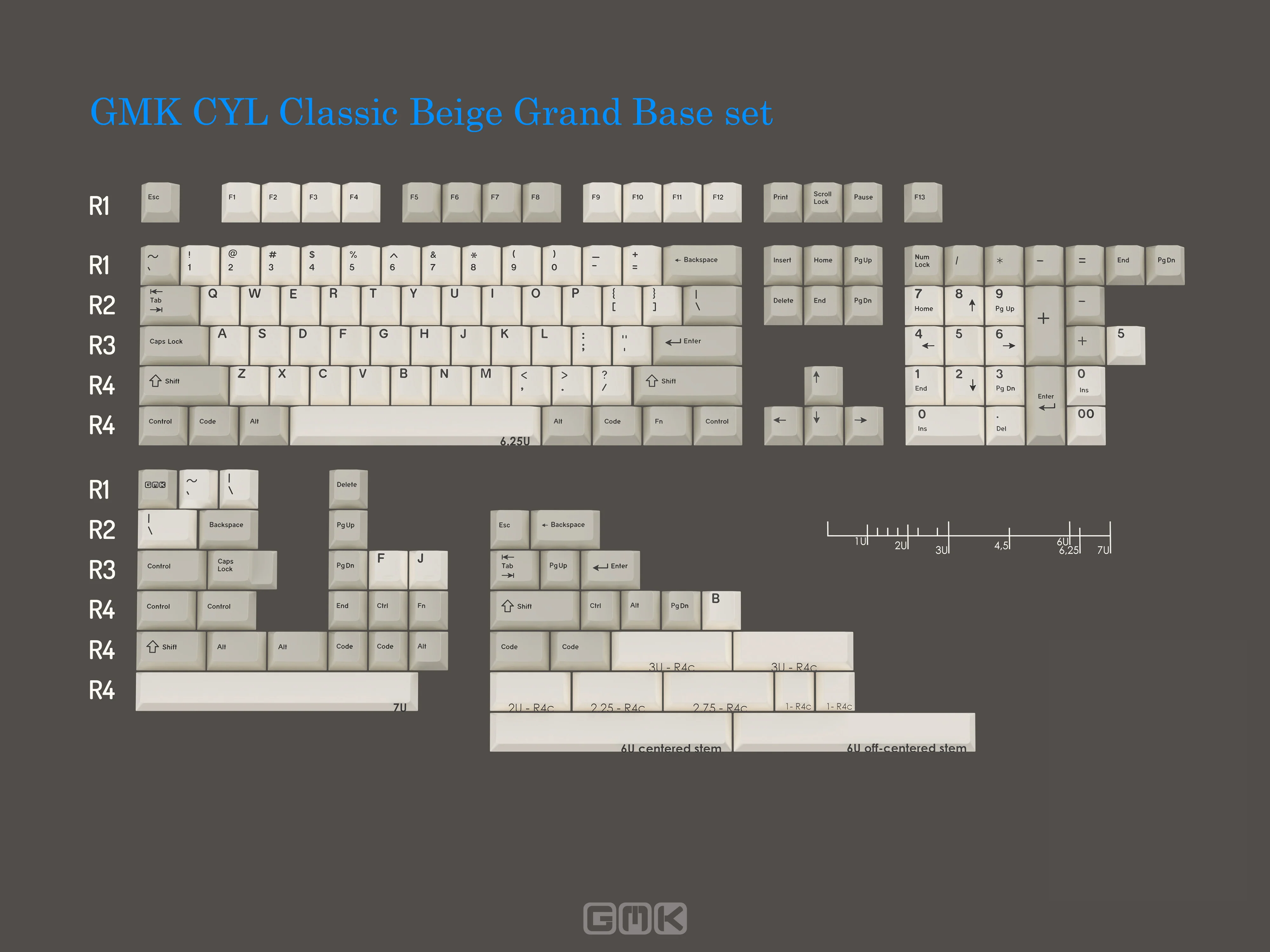 [In Stock] GMK CYL Classic Beige - Image 7