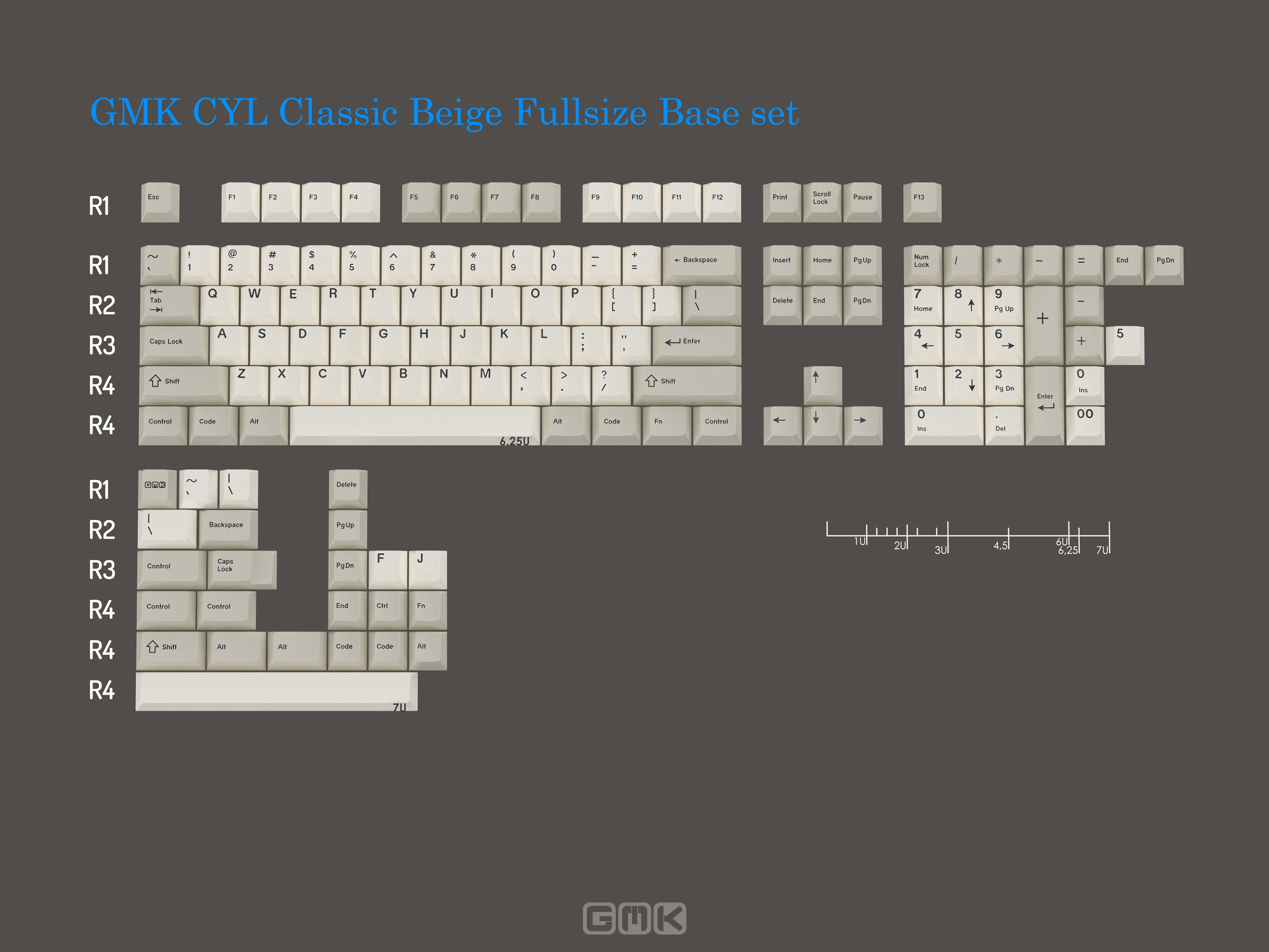 [In Stock] GMK CYL Classic Beige - Image 8
