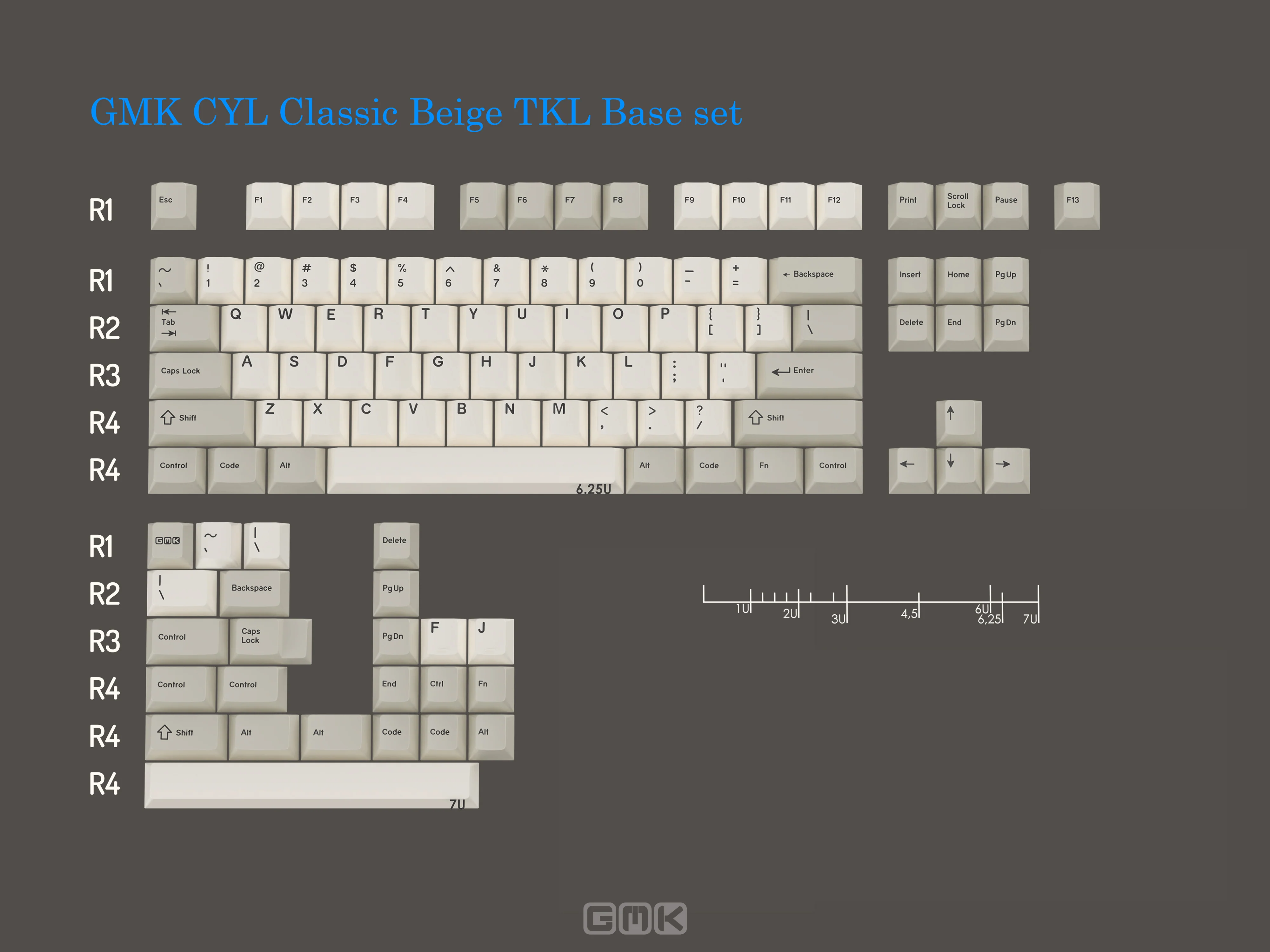 [In Stock] GMK CYL Classic Beige - Image 9