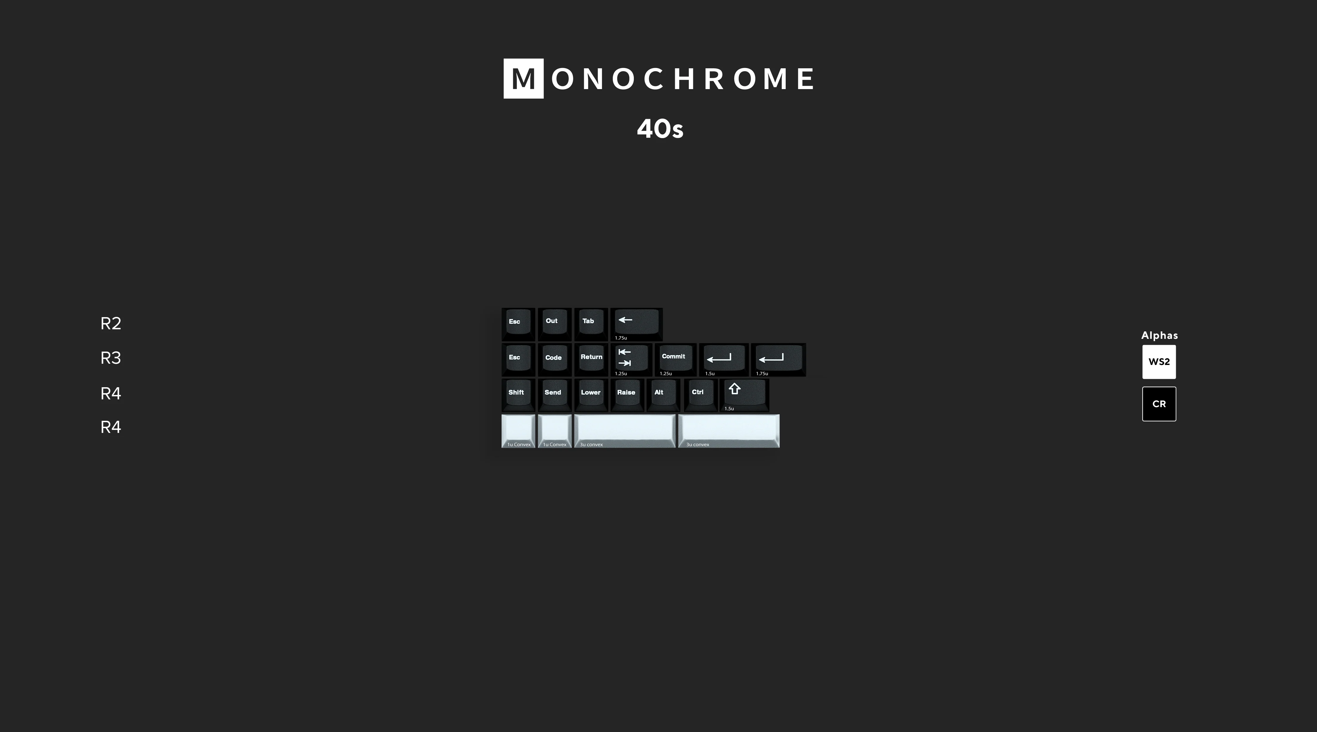 [In Stock] GMK CYL Monochrome R2 - Image 15