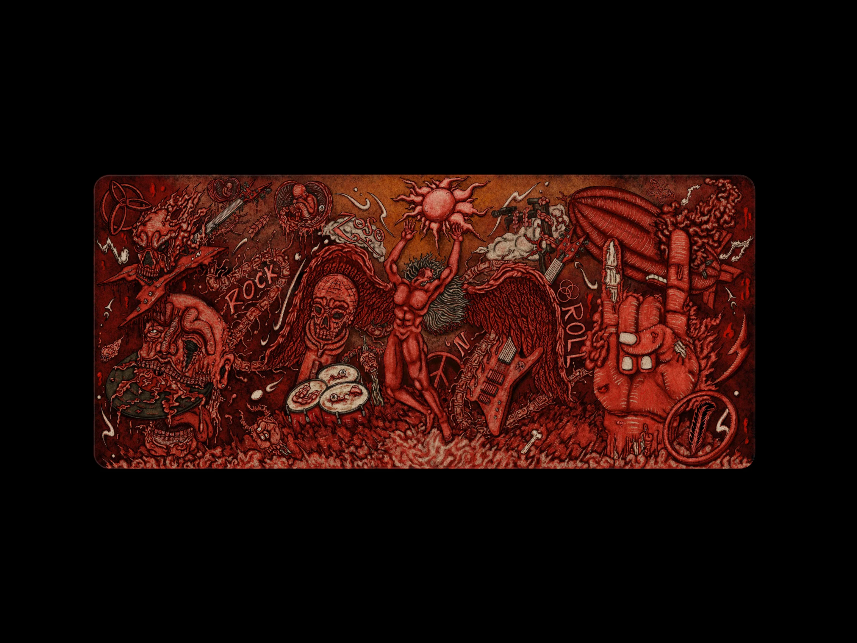 [In Stock] Led Zep R2 Deskmat - Image 2