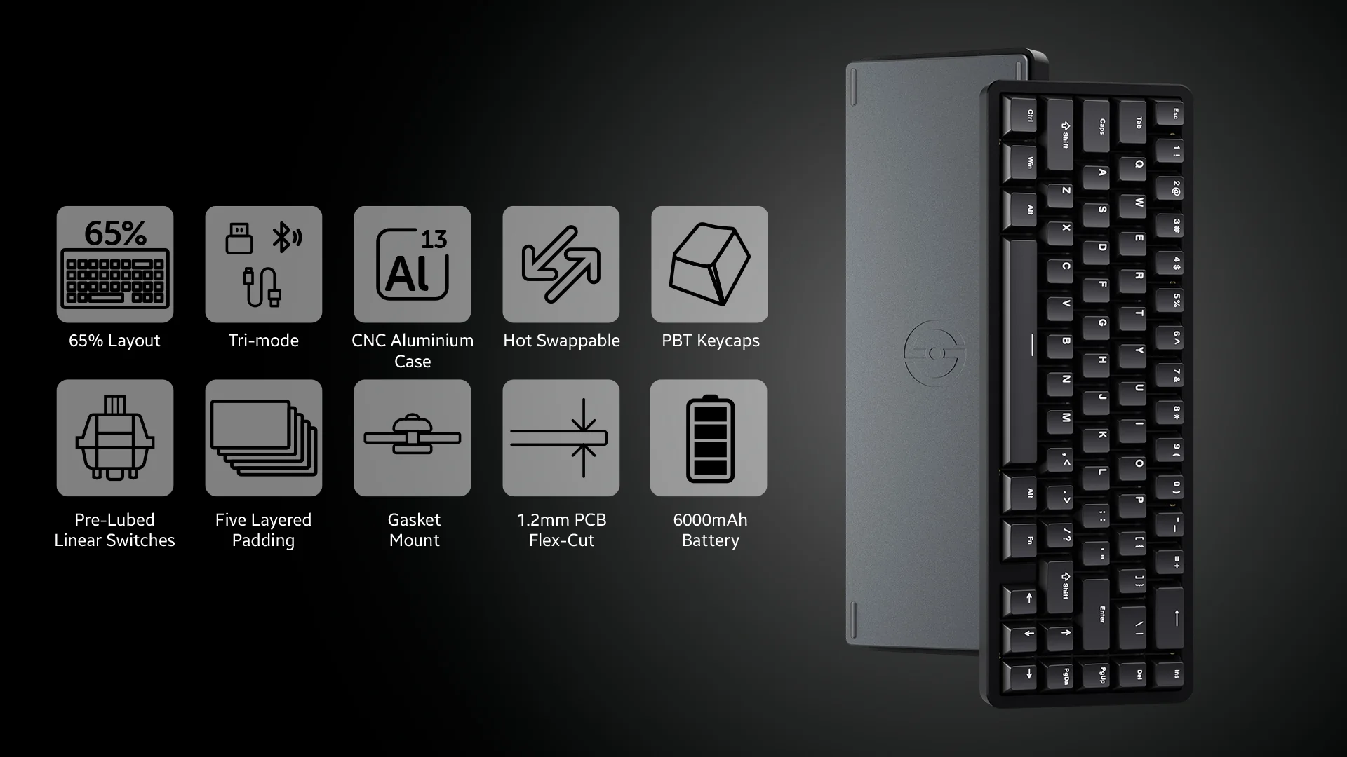 [In Stock] Chilkey ND65 Keyboard - Image 4