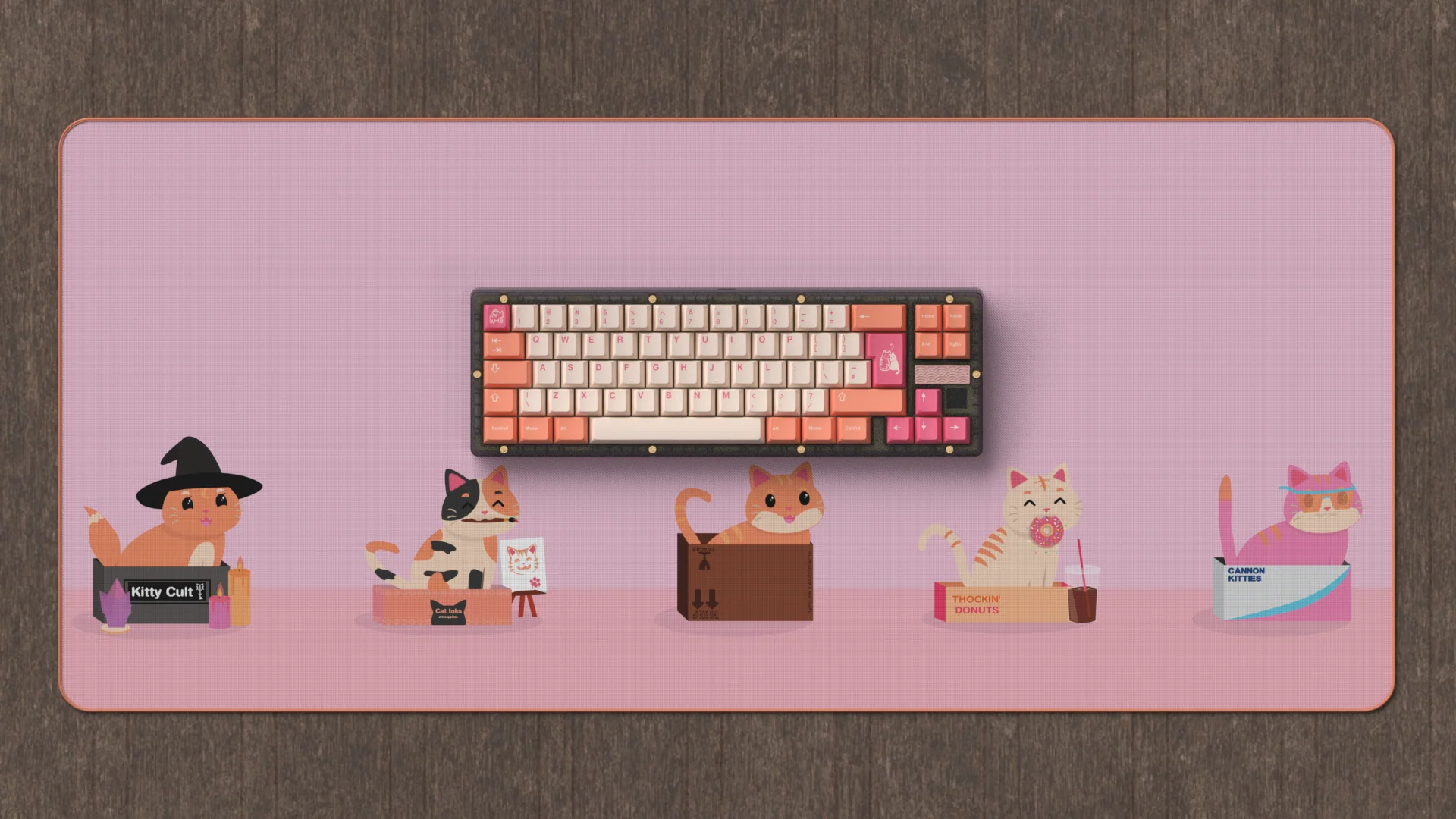 [In Stock] Orange Boi Deskmat - Image 3