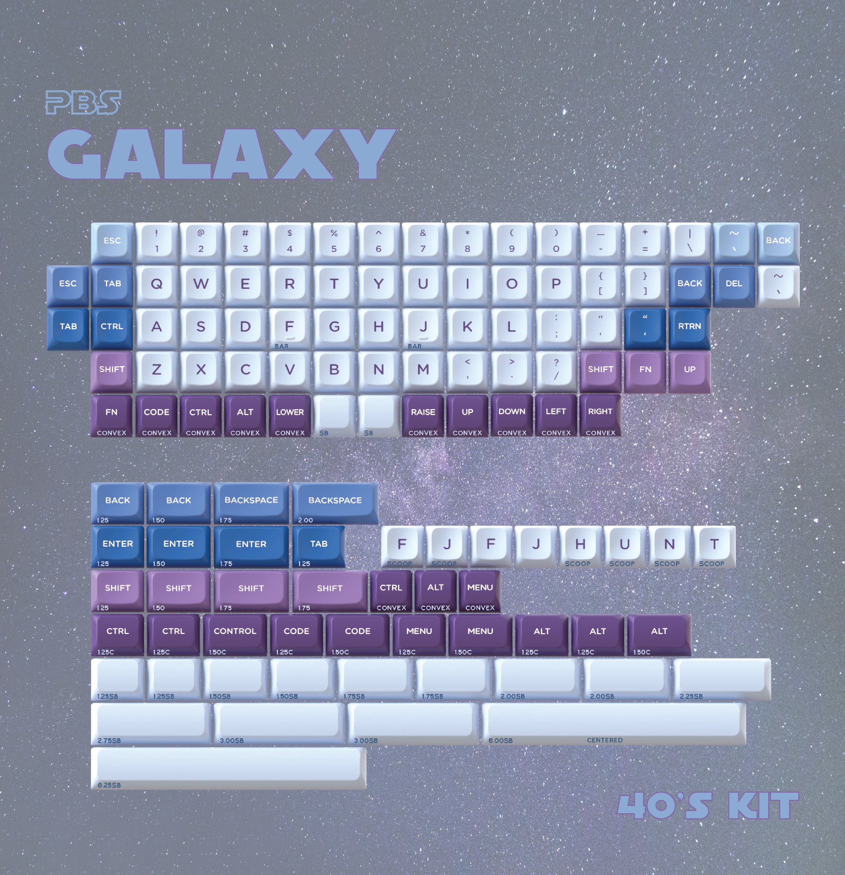 [In Stock] PBS Galaxy Keycap - Image 10
