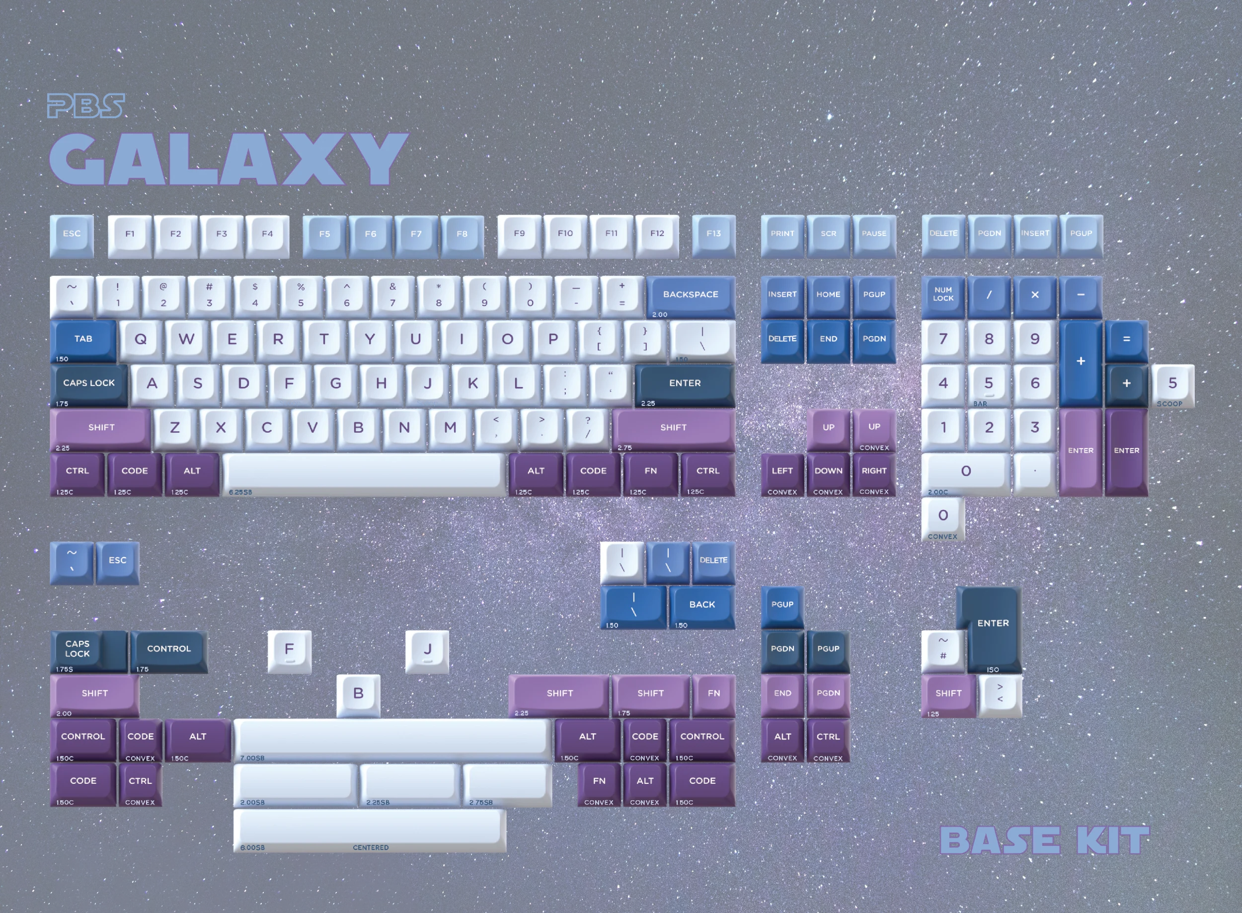 [In Stock] PBS Galaxy Keycap - Image 11