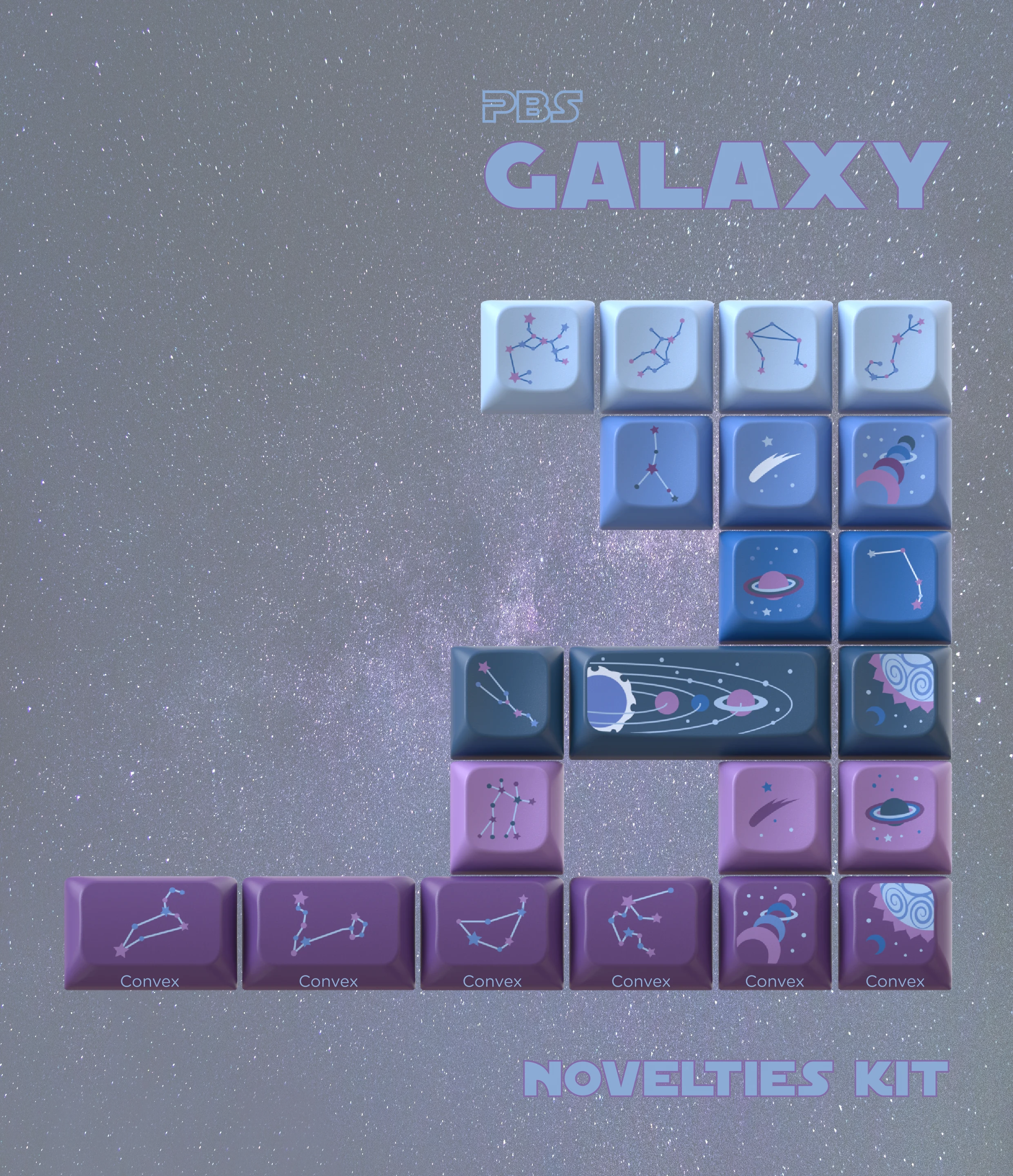 [In Stock] PBS Galaxy Keycap - Image 12