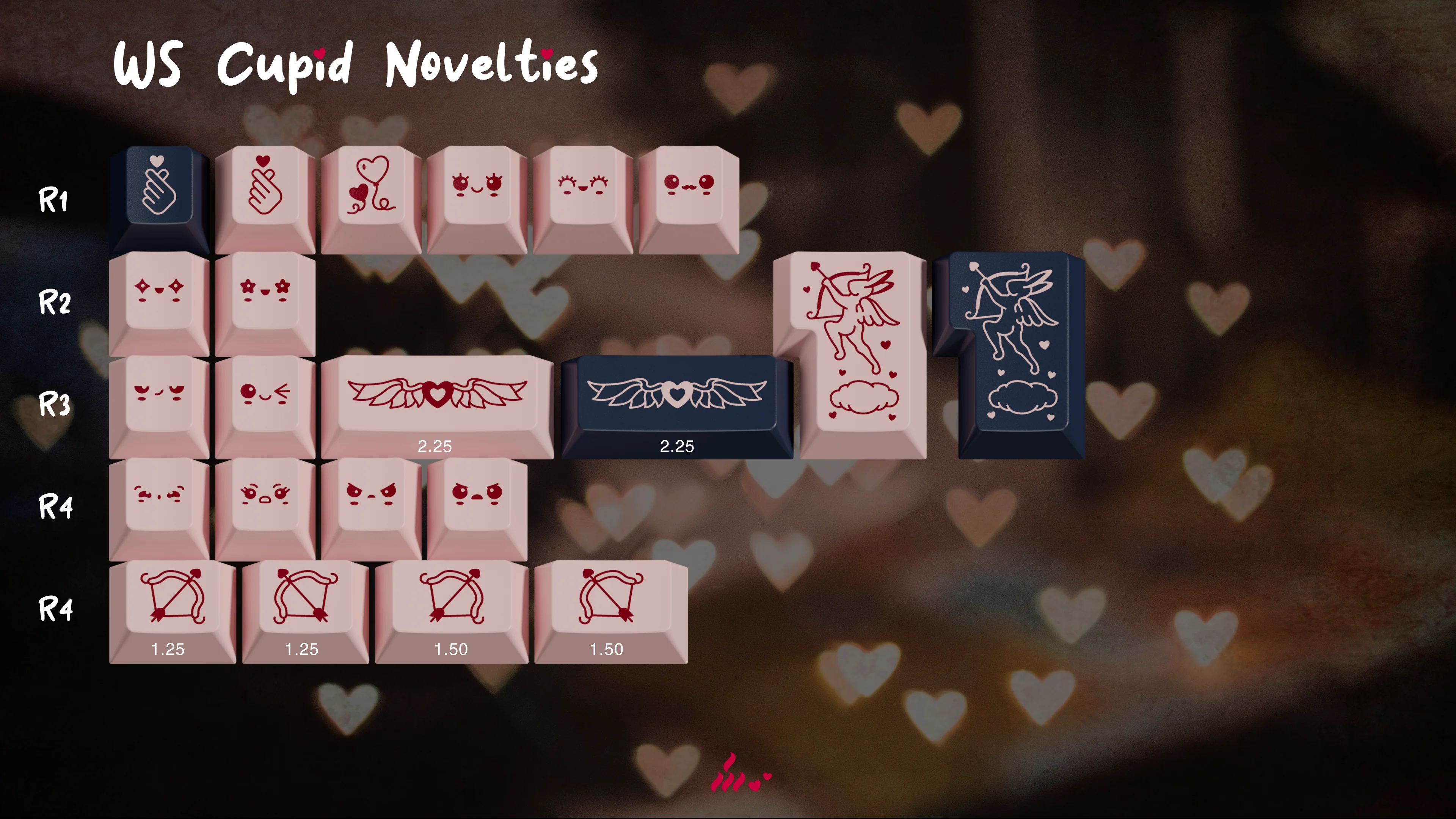 [In Stock] Wuque Studio PBT Cupid Keycap Set - Image 18