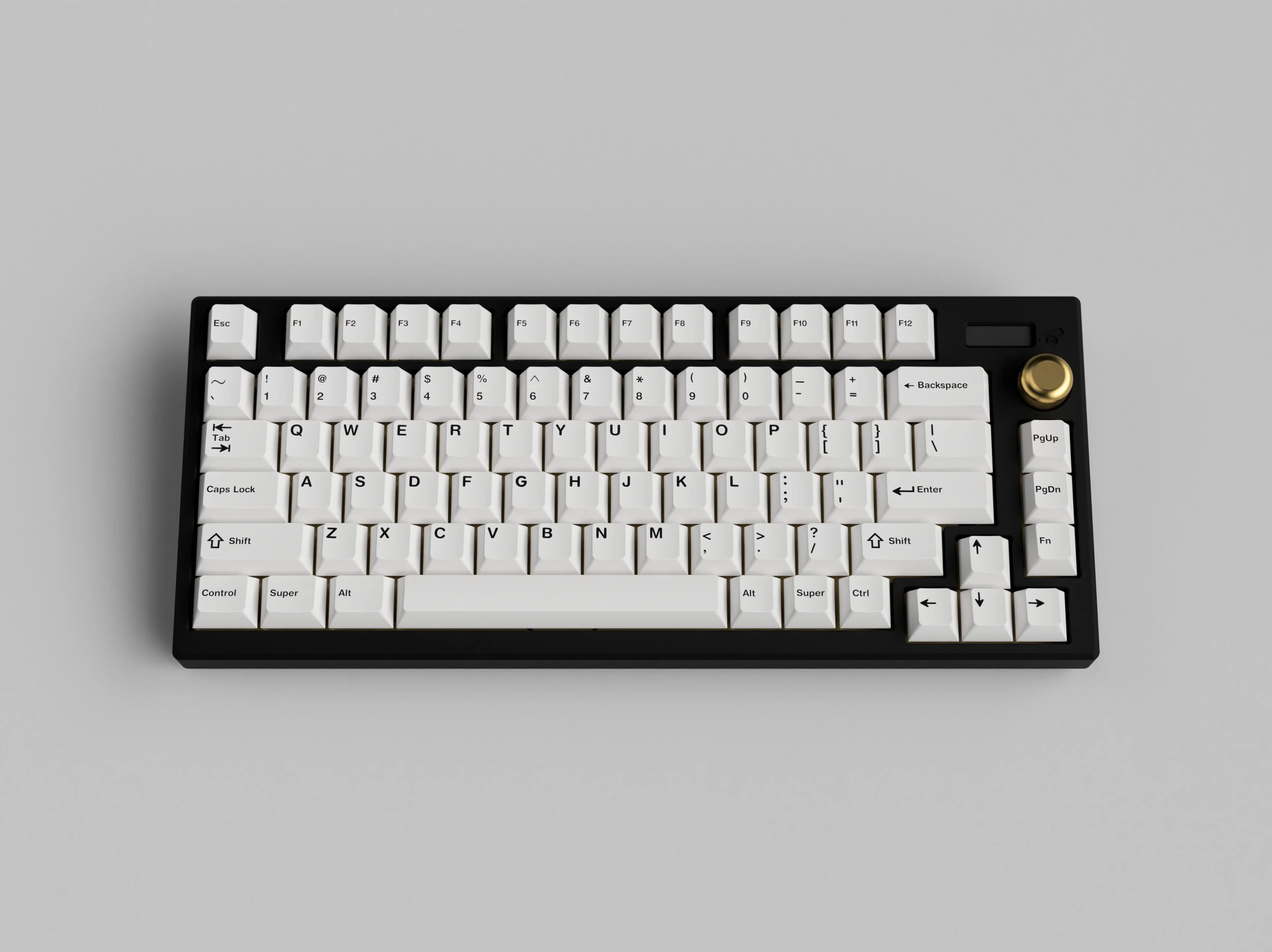 [In Stock] GMK Black on White - Image 2