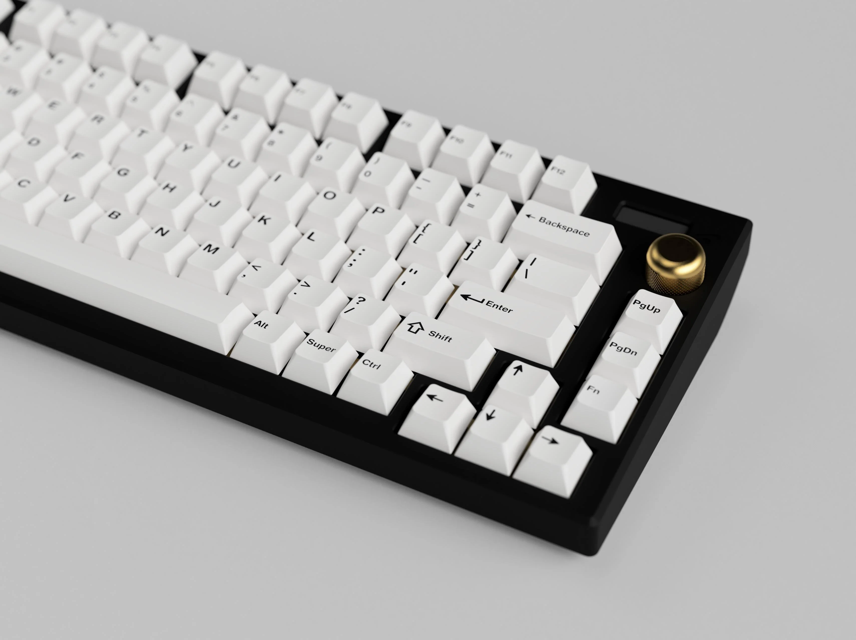 [In Stock] GMK Black on White - Image 3