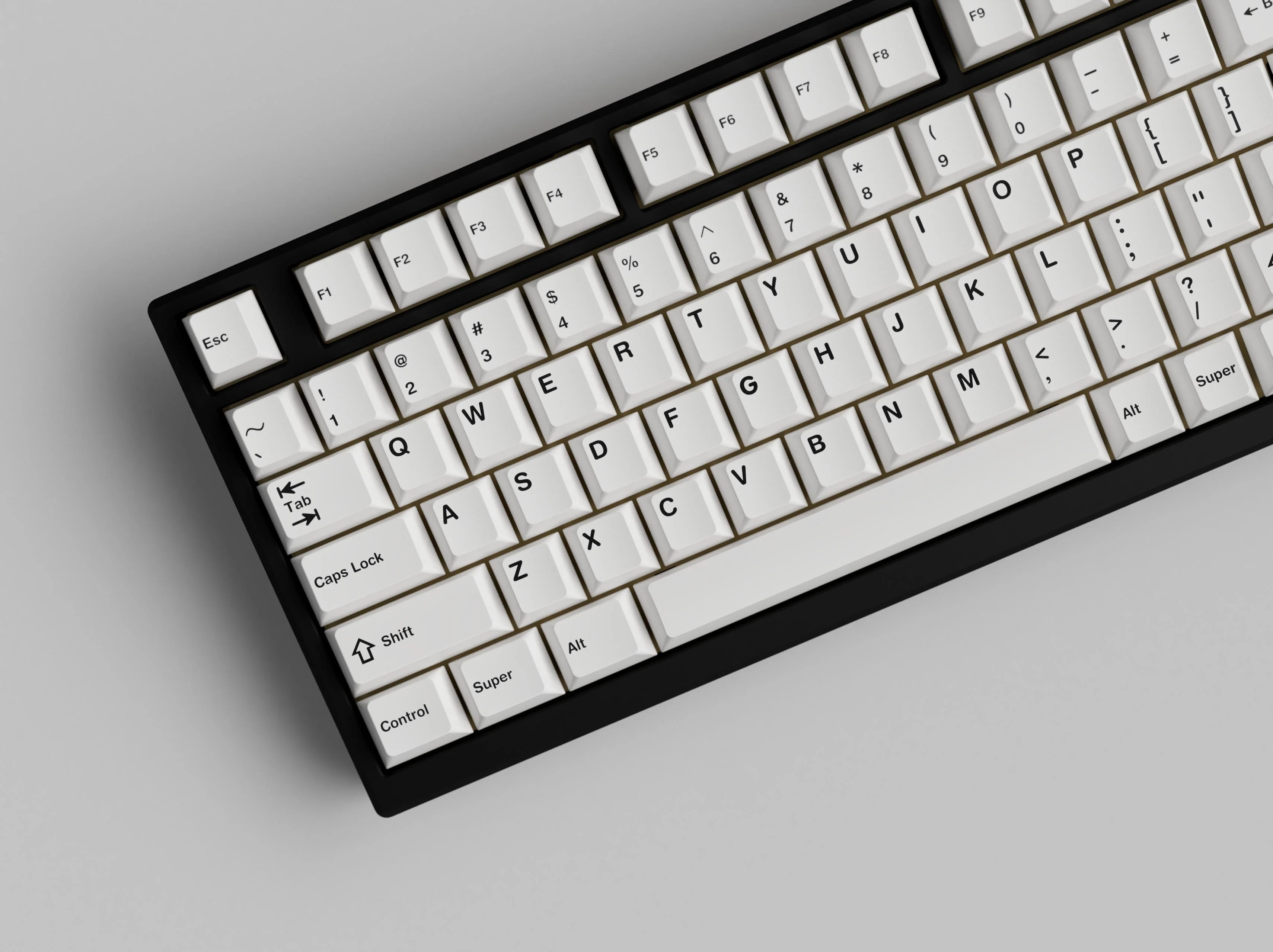 [In Stock] GMK Black on White - Image 4