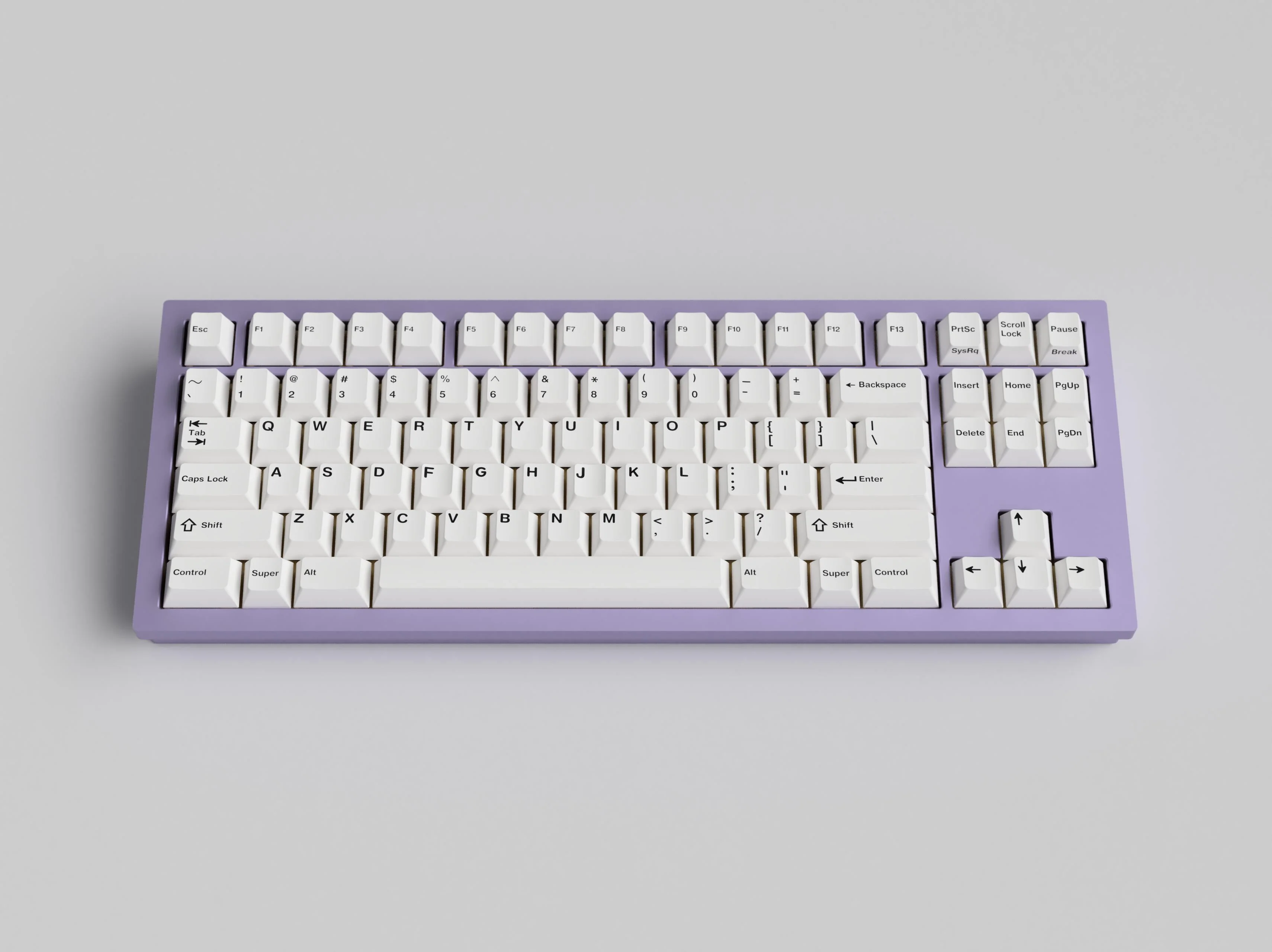 [In Stock] GMK Black on White - Image 5