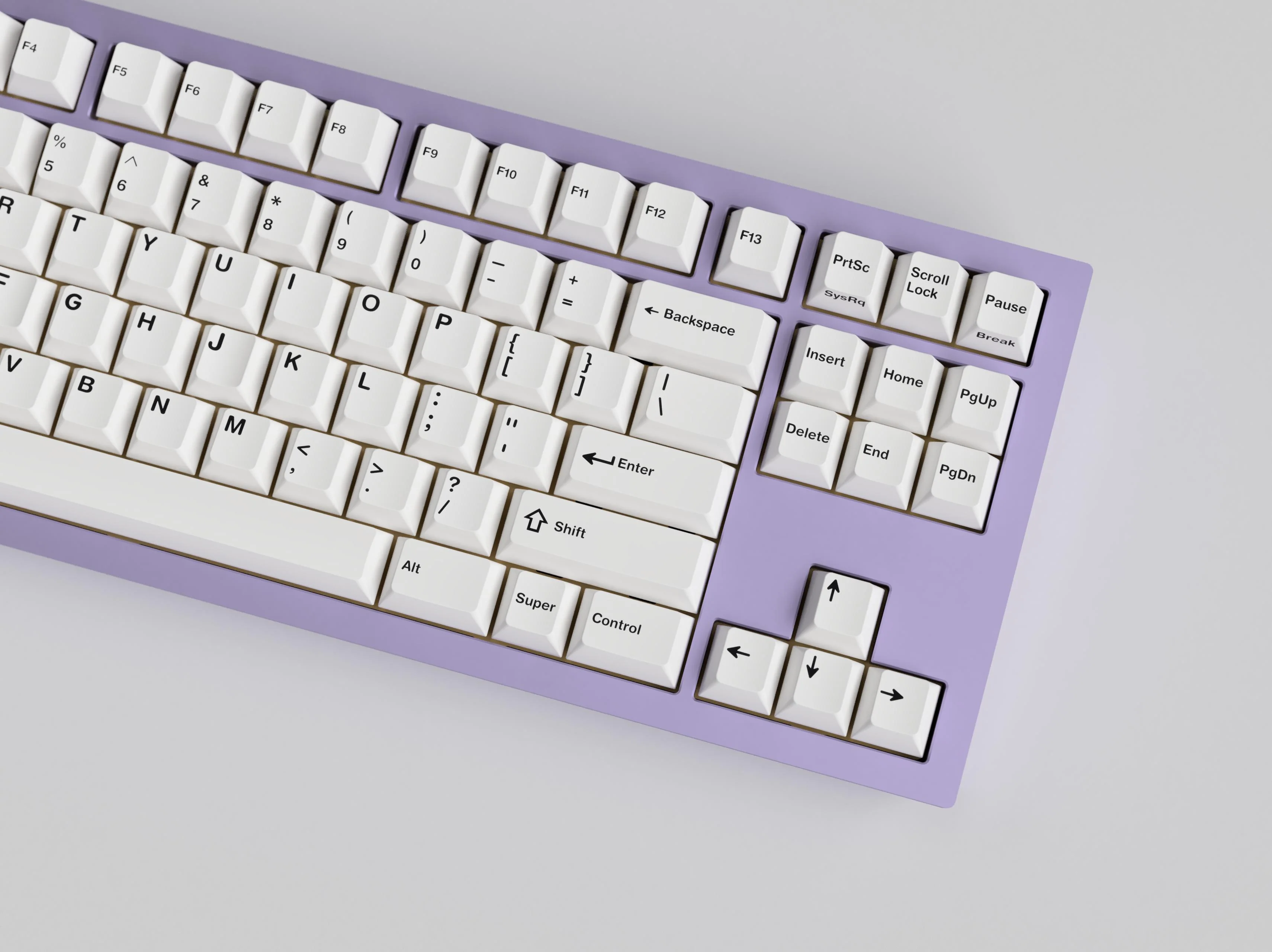 [In Stock] GMK Black on White - Image 7