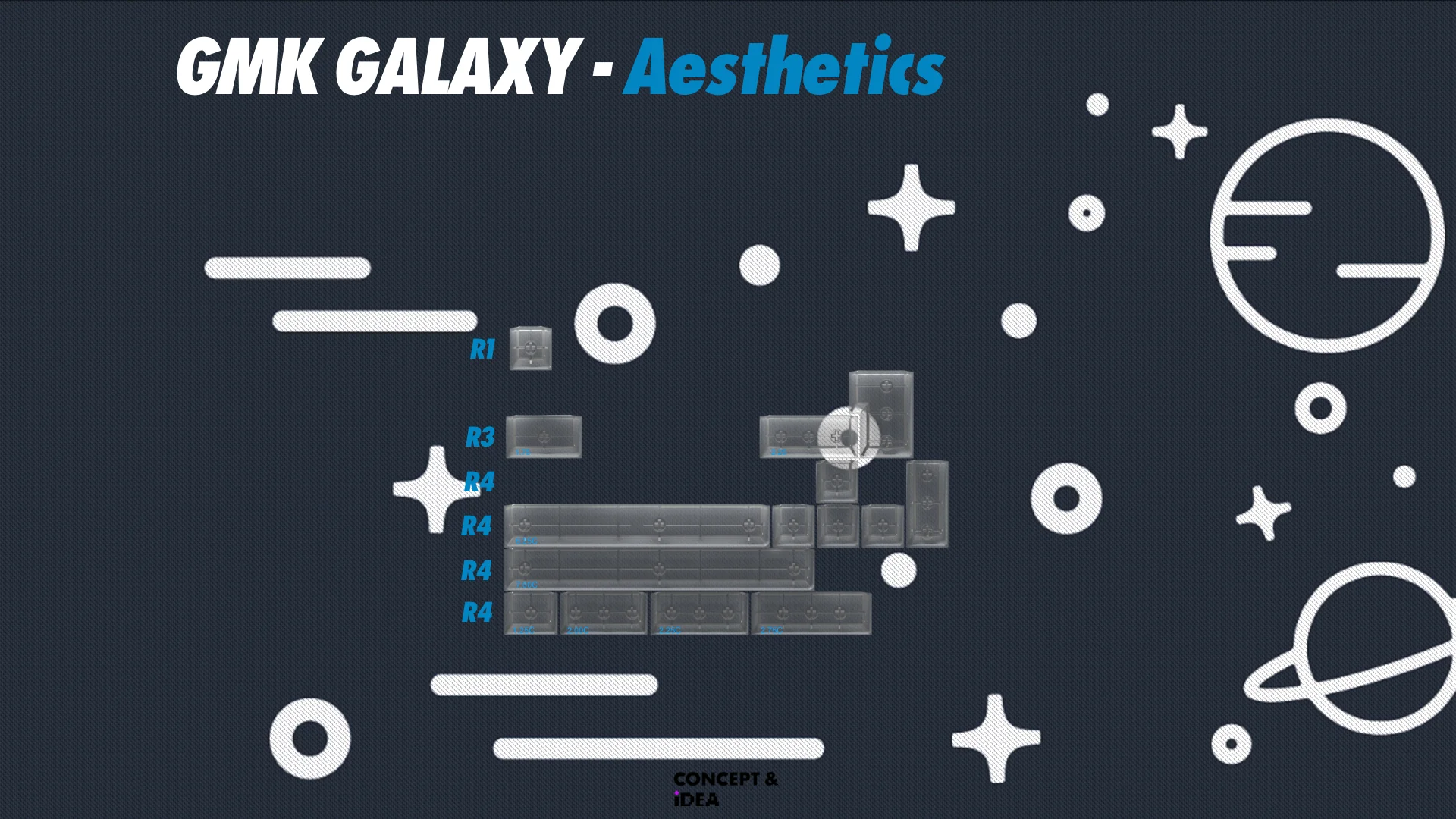 [In Stock] GMK CYL Galaxy Keycap - Image 14