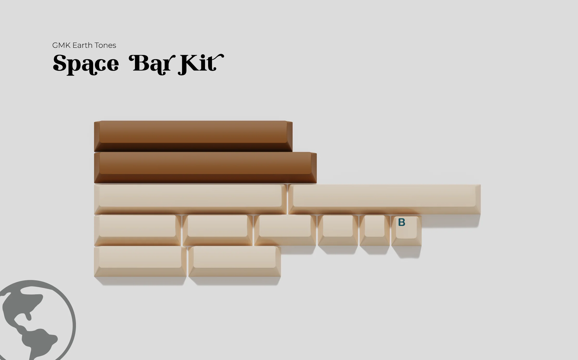 [In Stock] GMK Earth Tones Keycap Set - Image 12