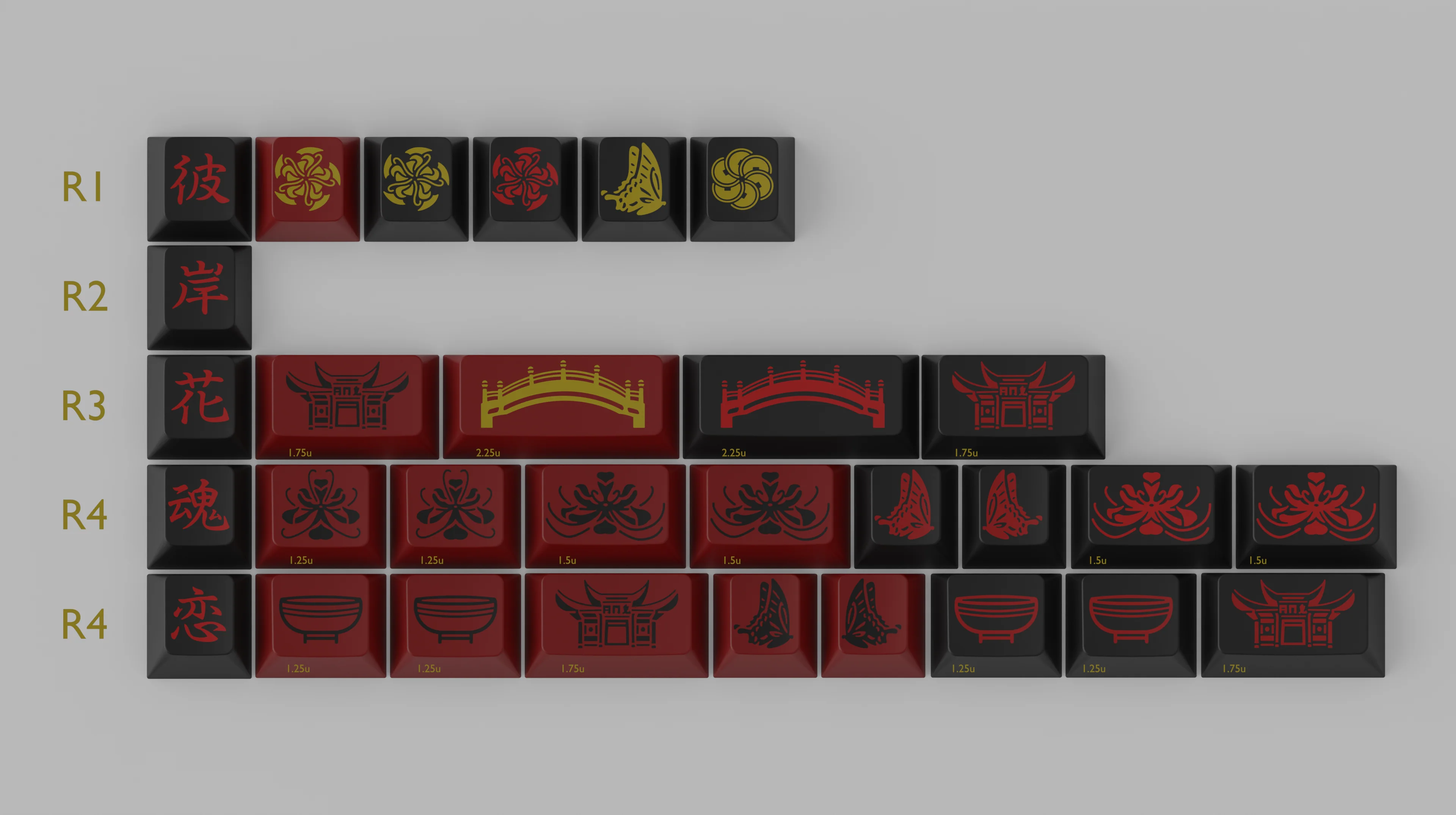 [In Stock] GMK CYL Higanbana Keycap Set - Image 6