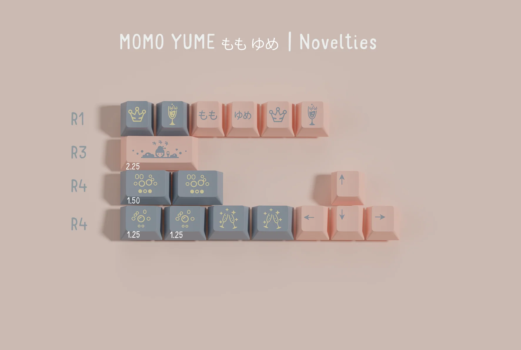 [In Stock] GMK Momo Yume Keycap Set - Image 8