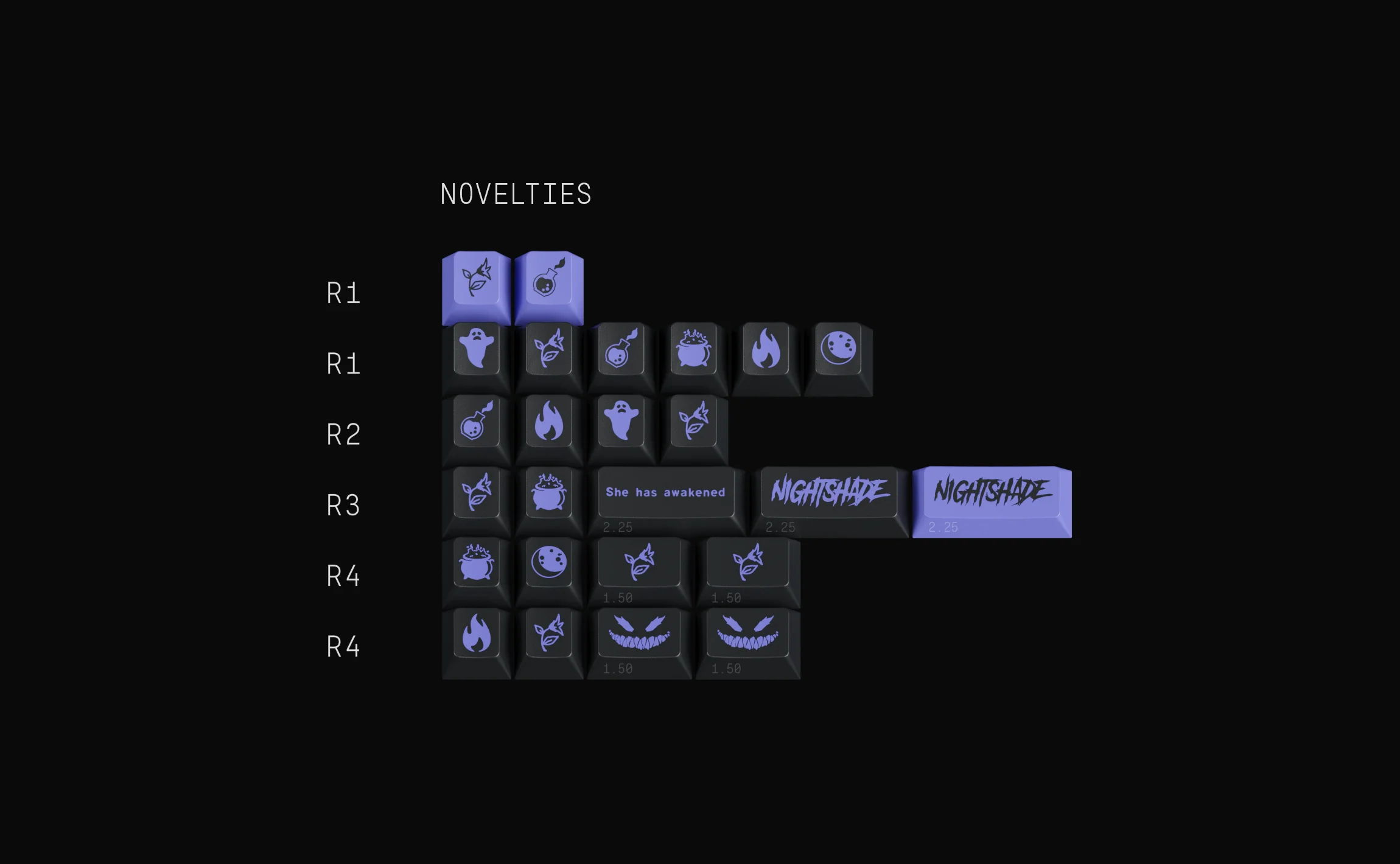 [In Stock] GMK Nightshade - Image 3