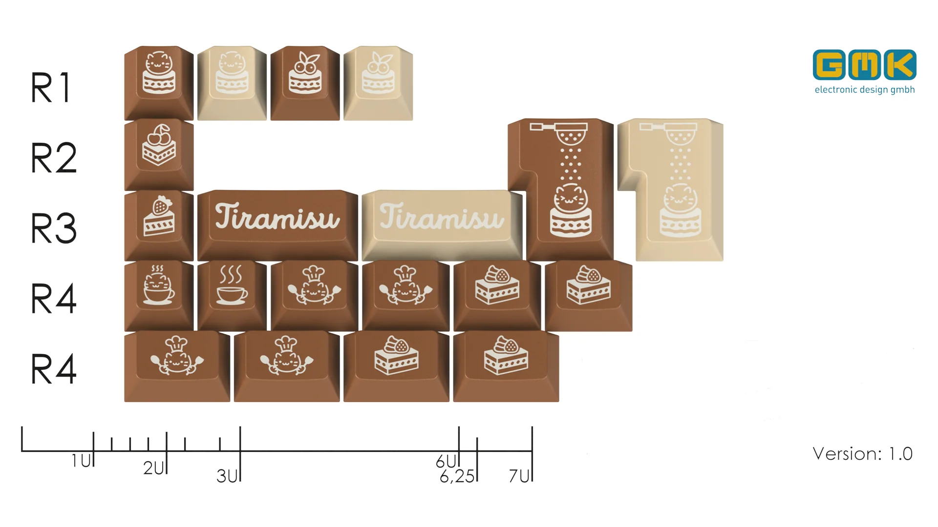 [In Stock] GMK CYL Tiramisu - Image 7