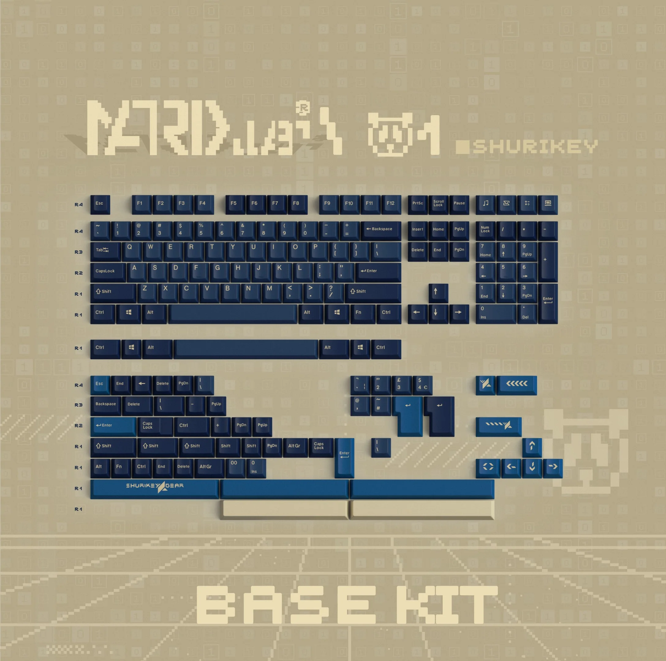 [In Stock] Shurikey Matrix-01 Keycap Set - Image 3