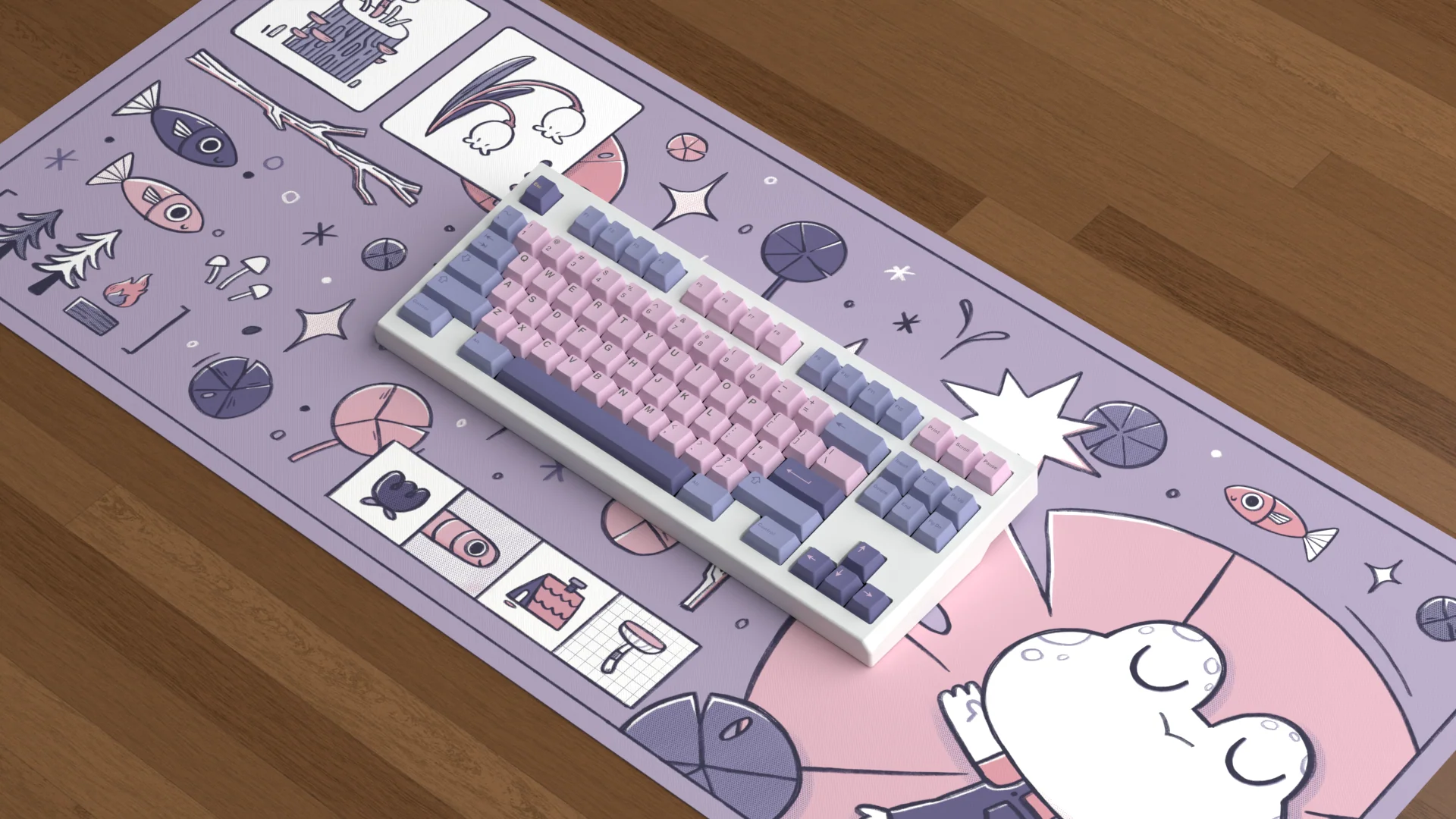 [In Stock] Swamp Frog Deskmat - Image 11