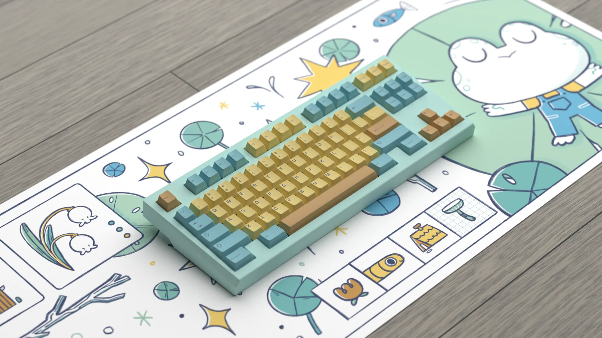 [In Stock] Swamp Frog Deskmat - Image 13