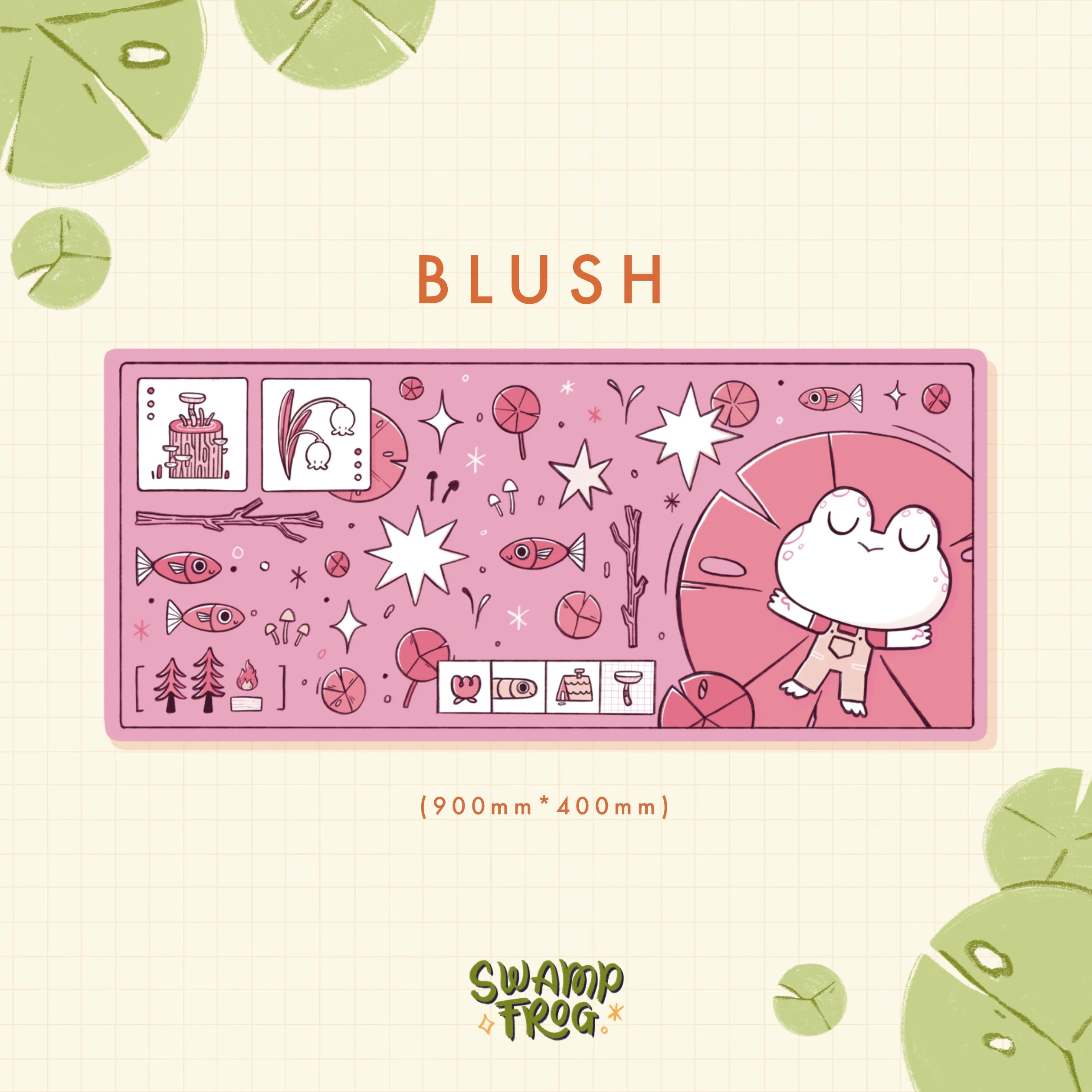 [In Stock] Swamp Frog Deskmat - Image 2