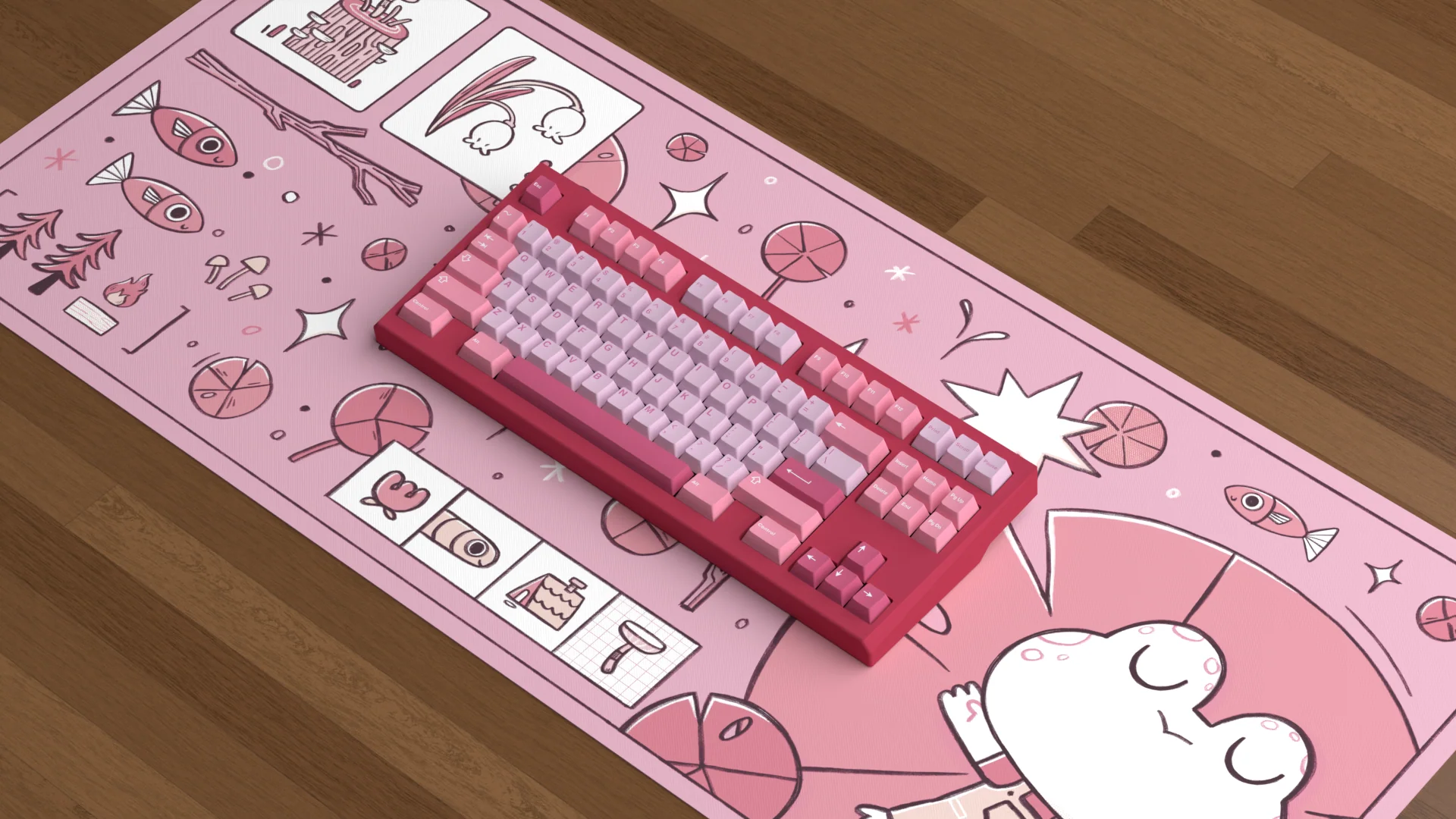 [In Stock] Swamp Frog Deskmat - Image 8