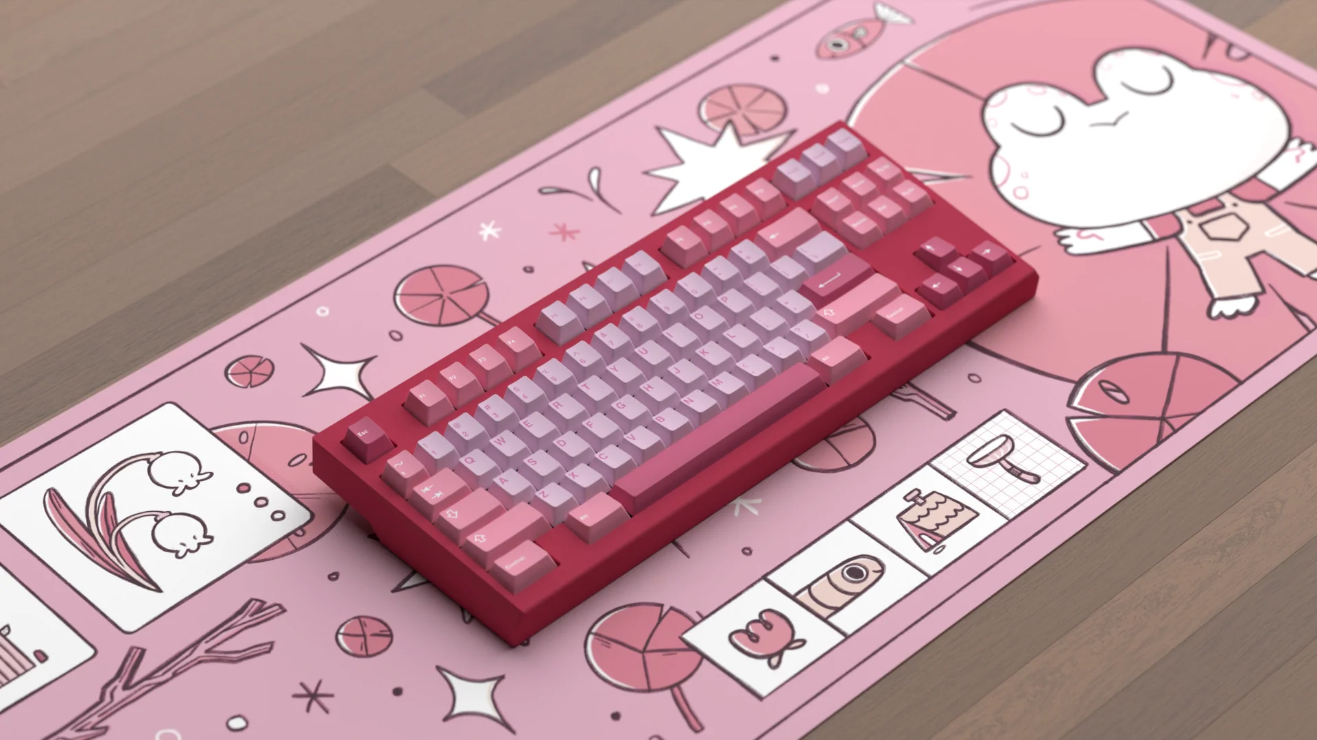 [In Stock] Swamp Frog Deskmat - Image 9