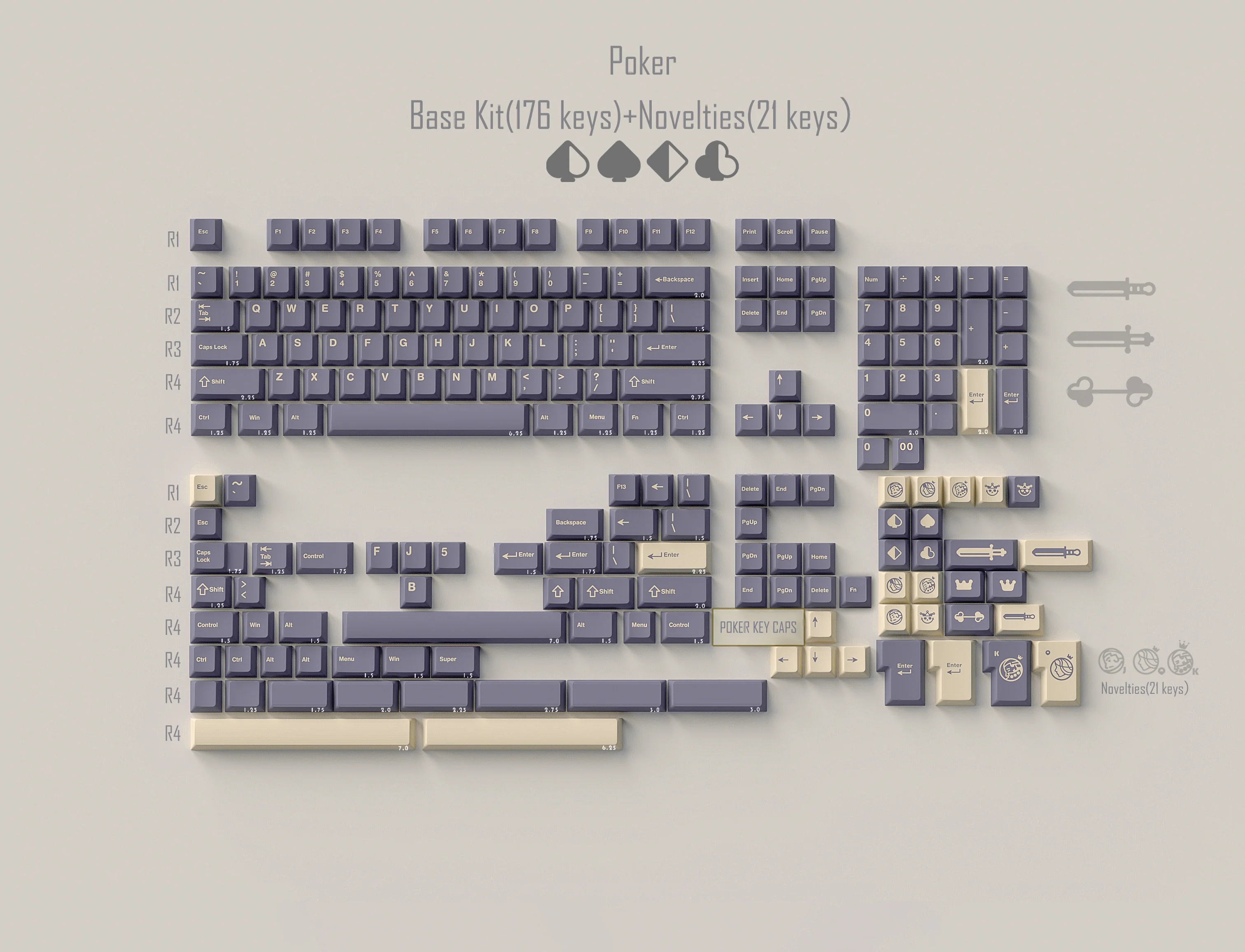 [In Stock] WS Poker Keycap Set - Image 3