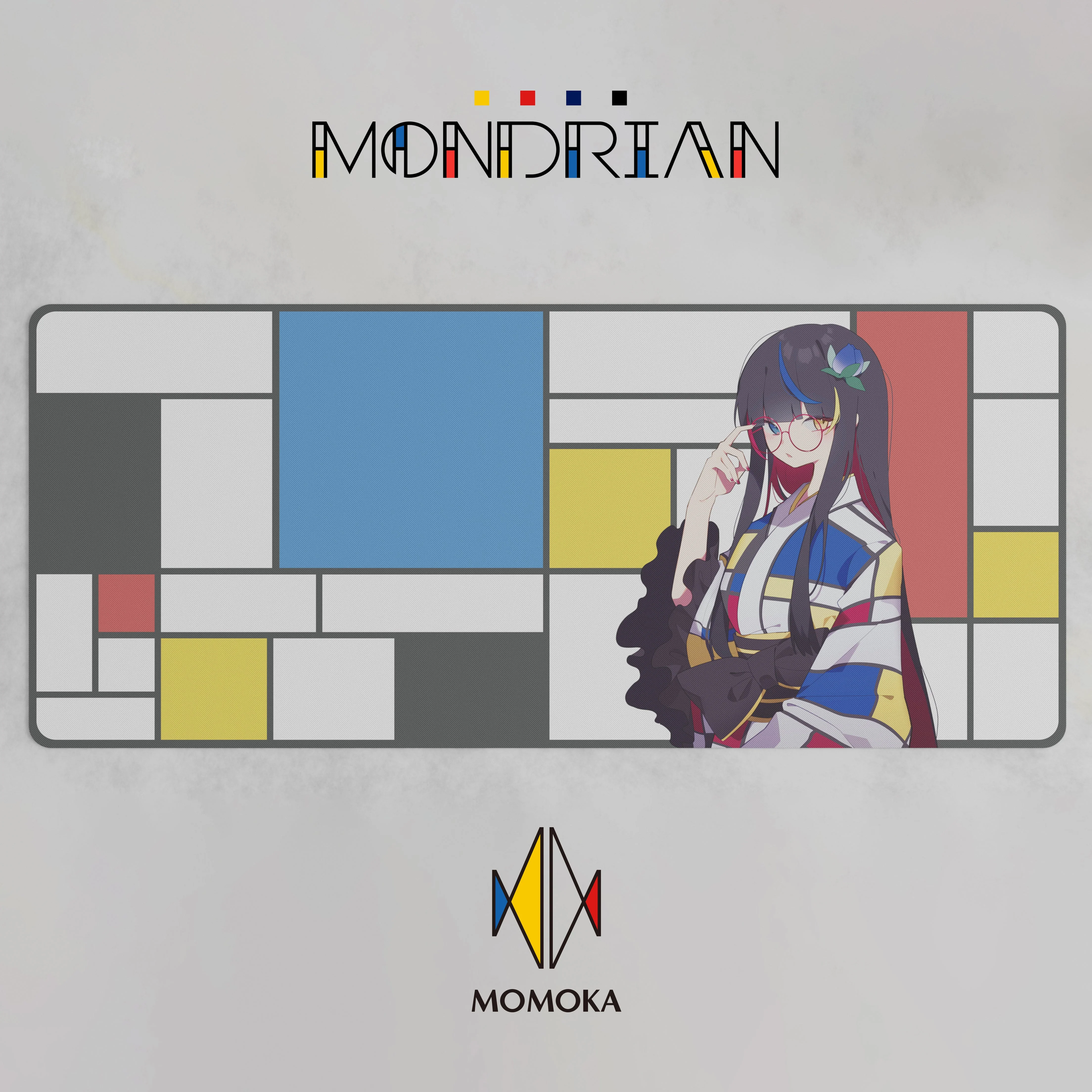 [In Stock] Momoka Mondrian Deskmat - Image 2