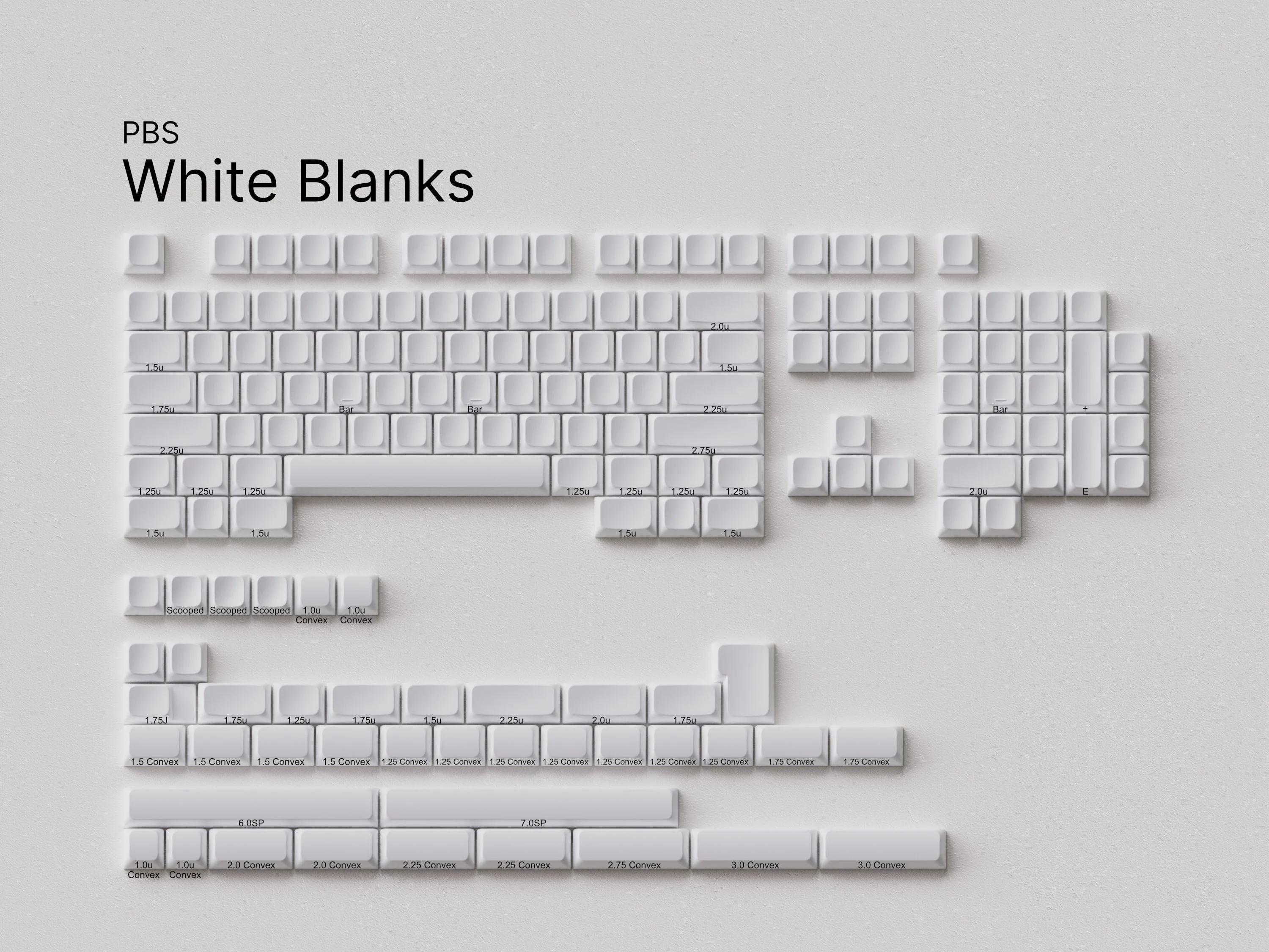 [In Stock] PBS Blanks Keycaps - Image 6