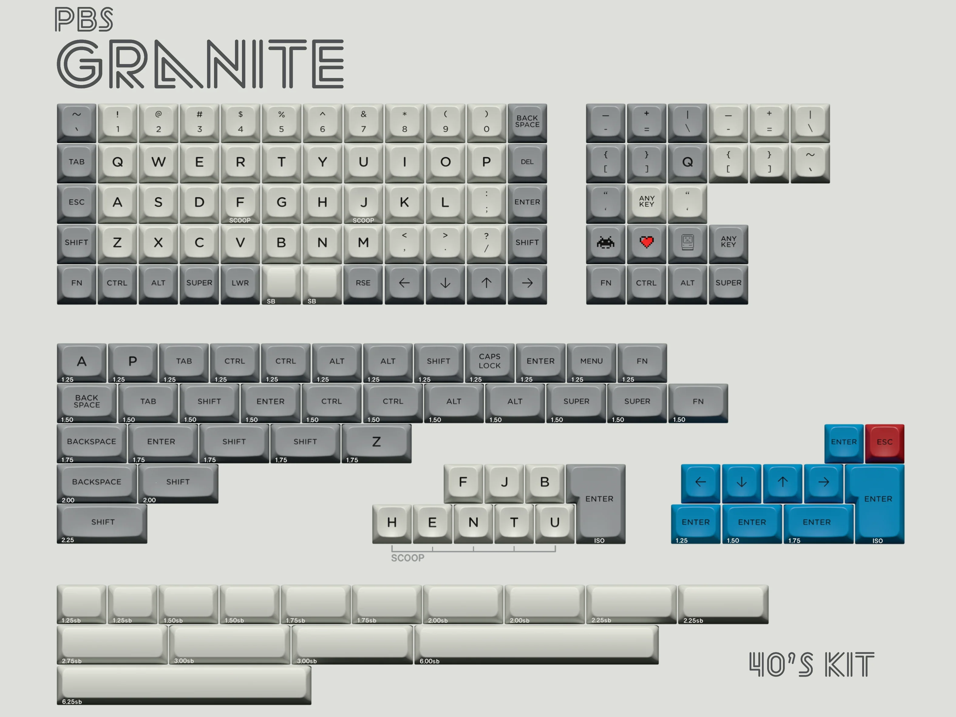 [Pre-Order] PBS Granite Keycap Set - Image 17