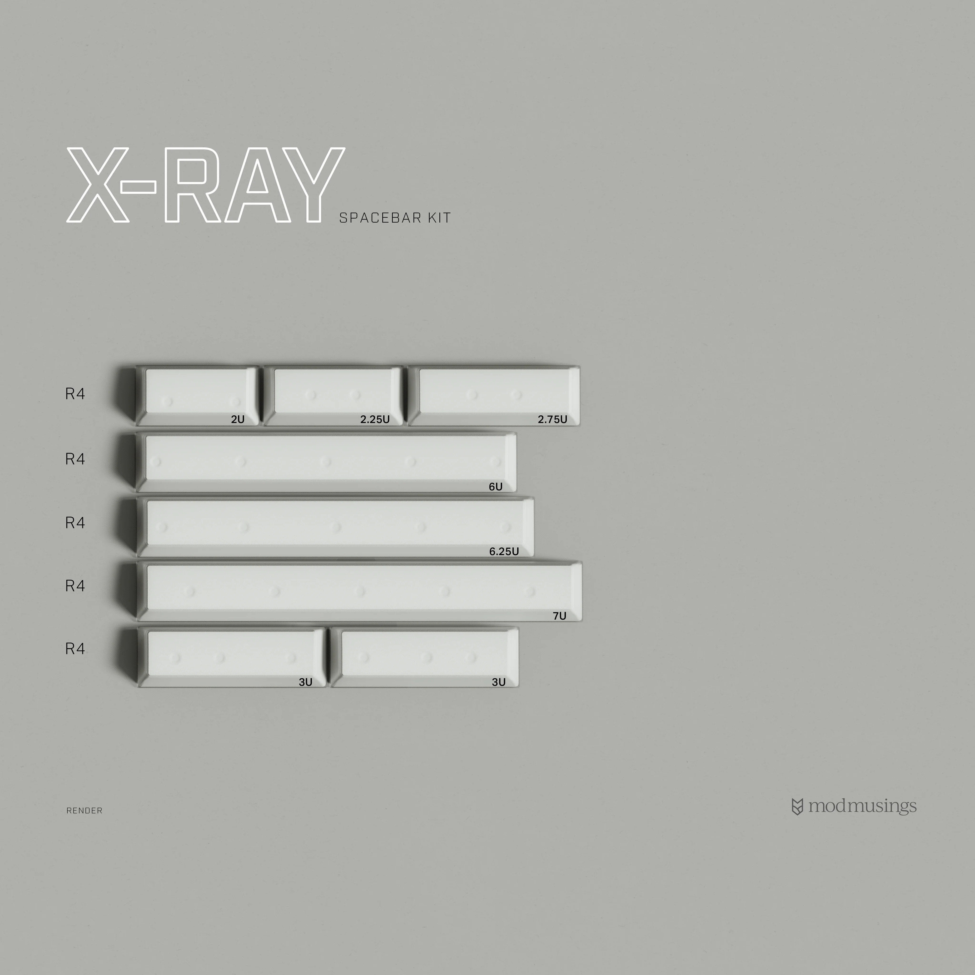 [In Stock] PBTFANS X-RAY Keycap Set - Image 10